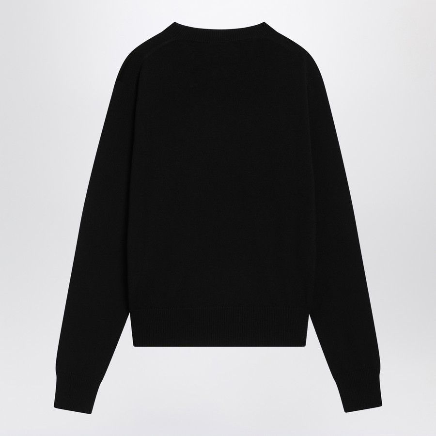 AMI o1d2blof0625 Wool Jumper Sweater in Black Size US L / EU 52-54 / 3 - 2 Thumbnail
