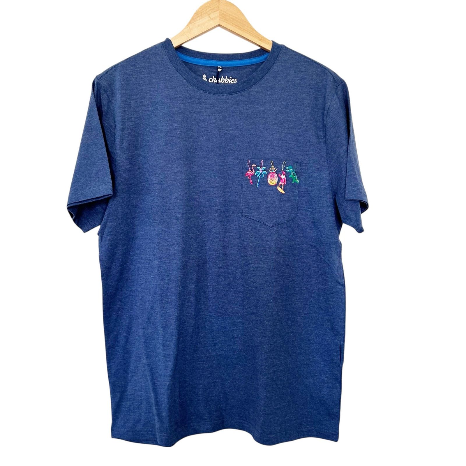 Chubbies Chubbies Christmas Ornament Blue Pocket T Shirt Sz M Size US M / EU 48-50 / 2 - 2 Thumbnail