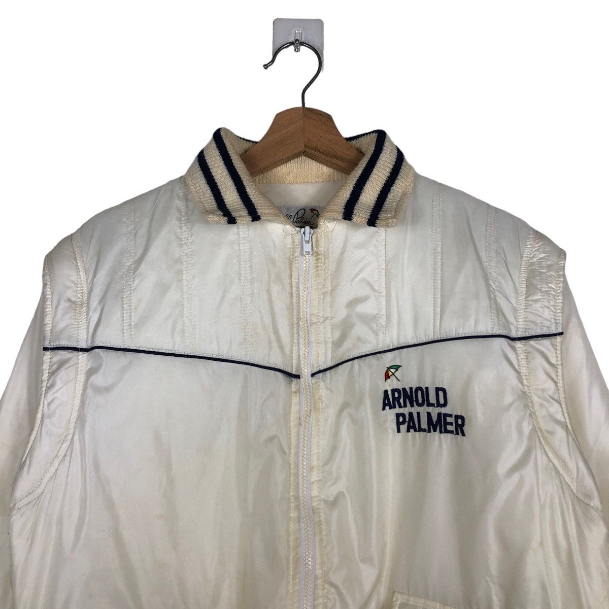 Japanese Brand 🔥90’s Vintage Bomber Jacket Quilted Arnold Palmer Japan Size US M / EU 48-50 / 2 - 3 Thumbnail