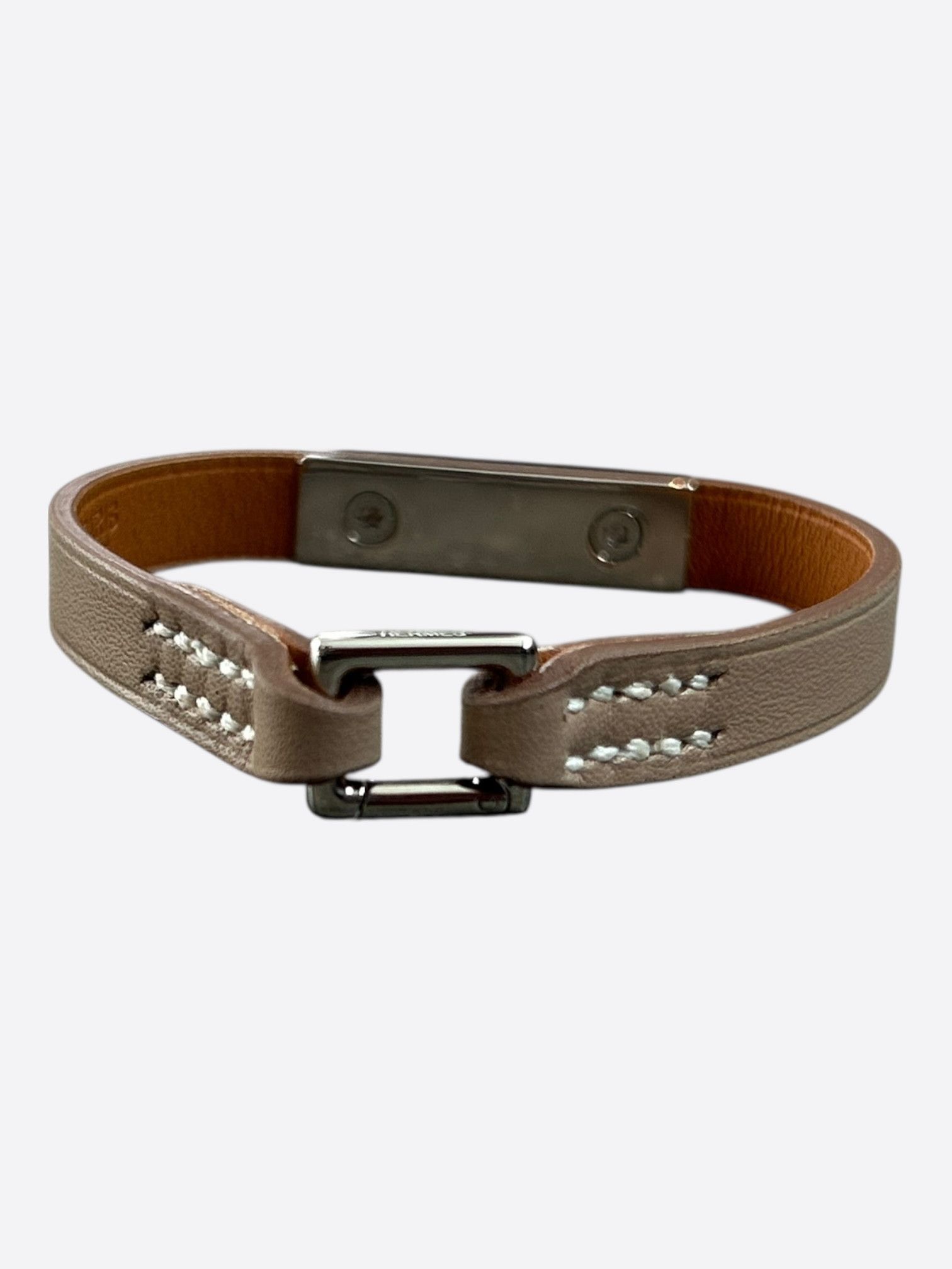 Hermes Hermes Etoupe Swift & Palladium Hardware Mini Kelly Bracelet Size ONE SIZE - 2 Thumbnail