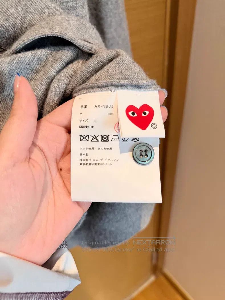 Comme des Garcons Comme Des Garcons Black and grey cardigan Size S / US 4 / IT 40 - 3 Thumbnail