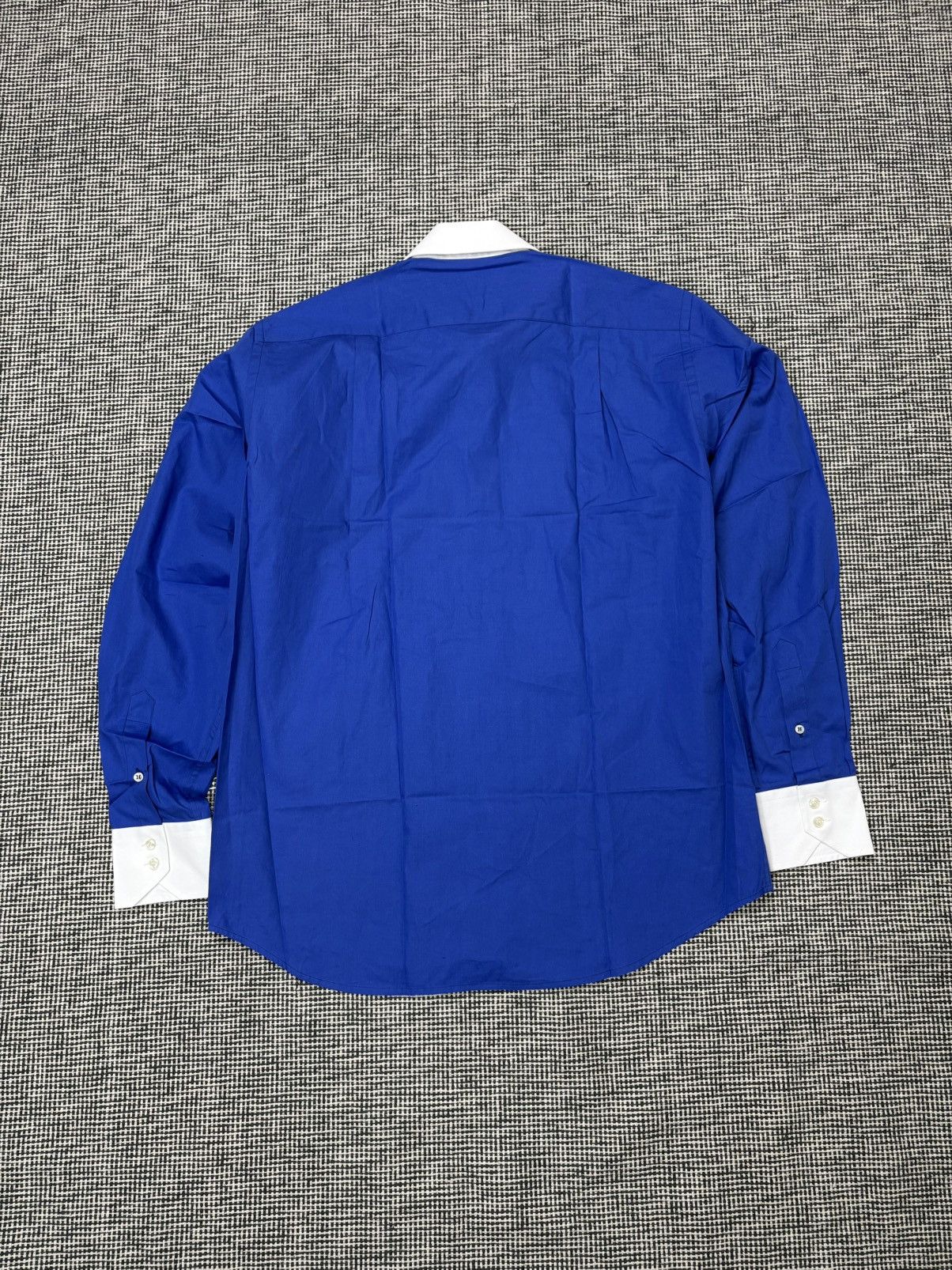 Katharine Hamnett London Katharine Hamnett london avant garde blue white shirt NOS Size US XL / EU 56 / 4 - 2 Thumbnail