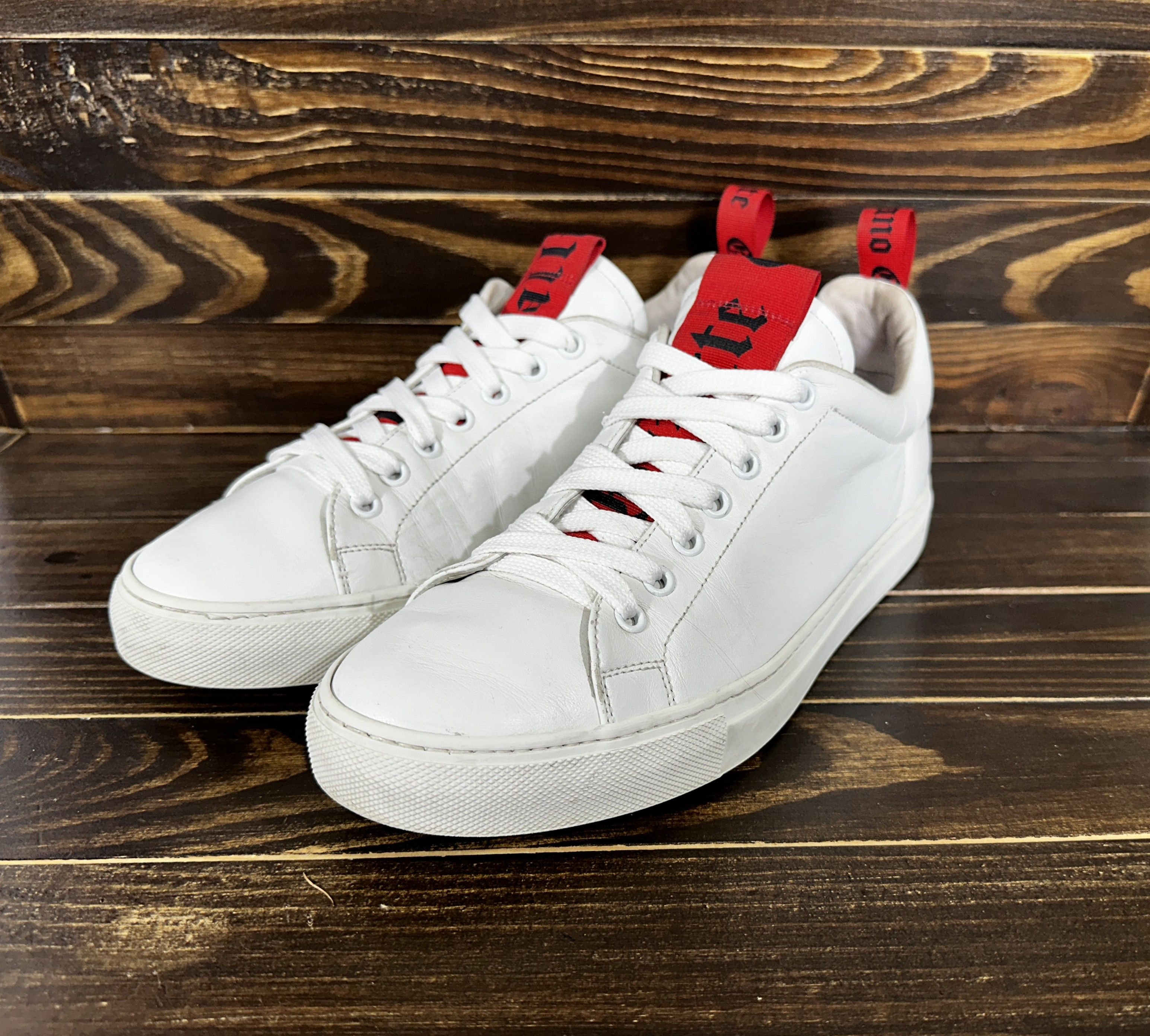 John Galliano John Galliano PARIS Made In Italy Leather Sneakers Luxury Size US 7 / EU 40 - 4 Thumbnail