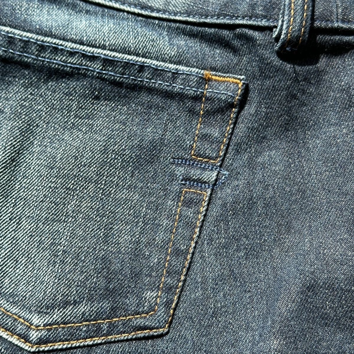 Diesel × Seditionaries Diesel Old Washed Fade Asymmetric Low Rice Wrap Jeans 00s Size 26" / US 2 / IT 38 - 10 Thumbnail