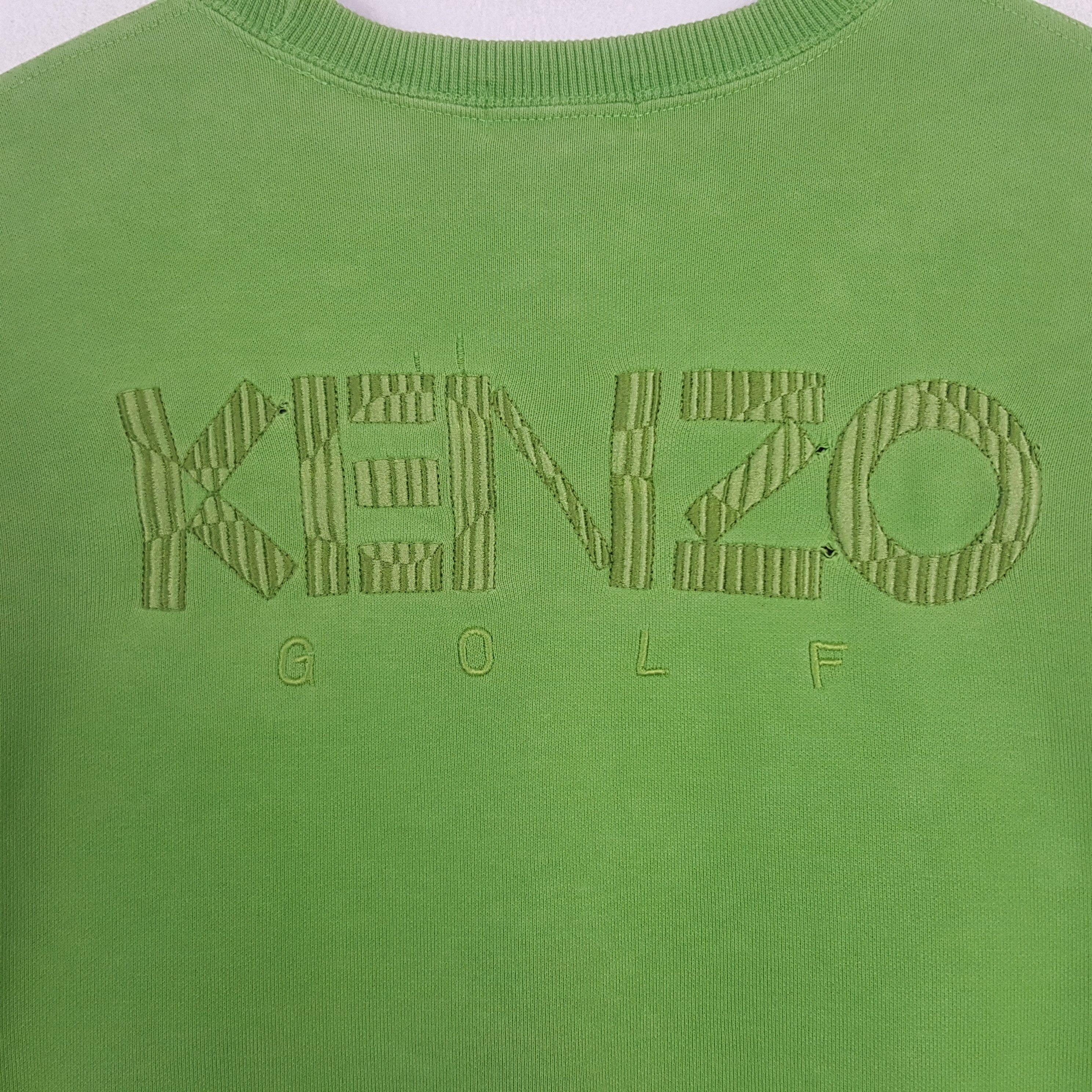 Japanese Brand × Kenzo × Vintage Vintage Kenzo Golf Embroidery Logo Sweatshirt Size US M / EU 48-50 / 2 - 2 Thumbnail