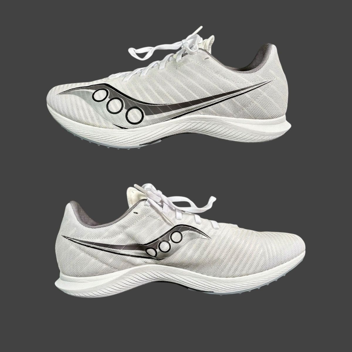 Saucony Saucony Men’s Velocity MP White Track Running Shoes Sz 10.5 Size US 10.5 / EU 43-44 - 13 Thumbnail
