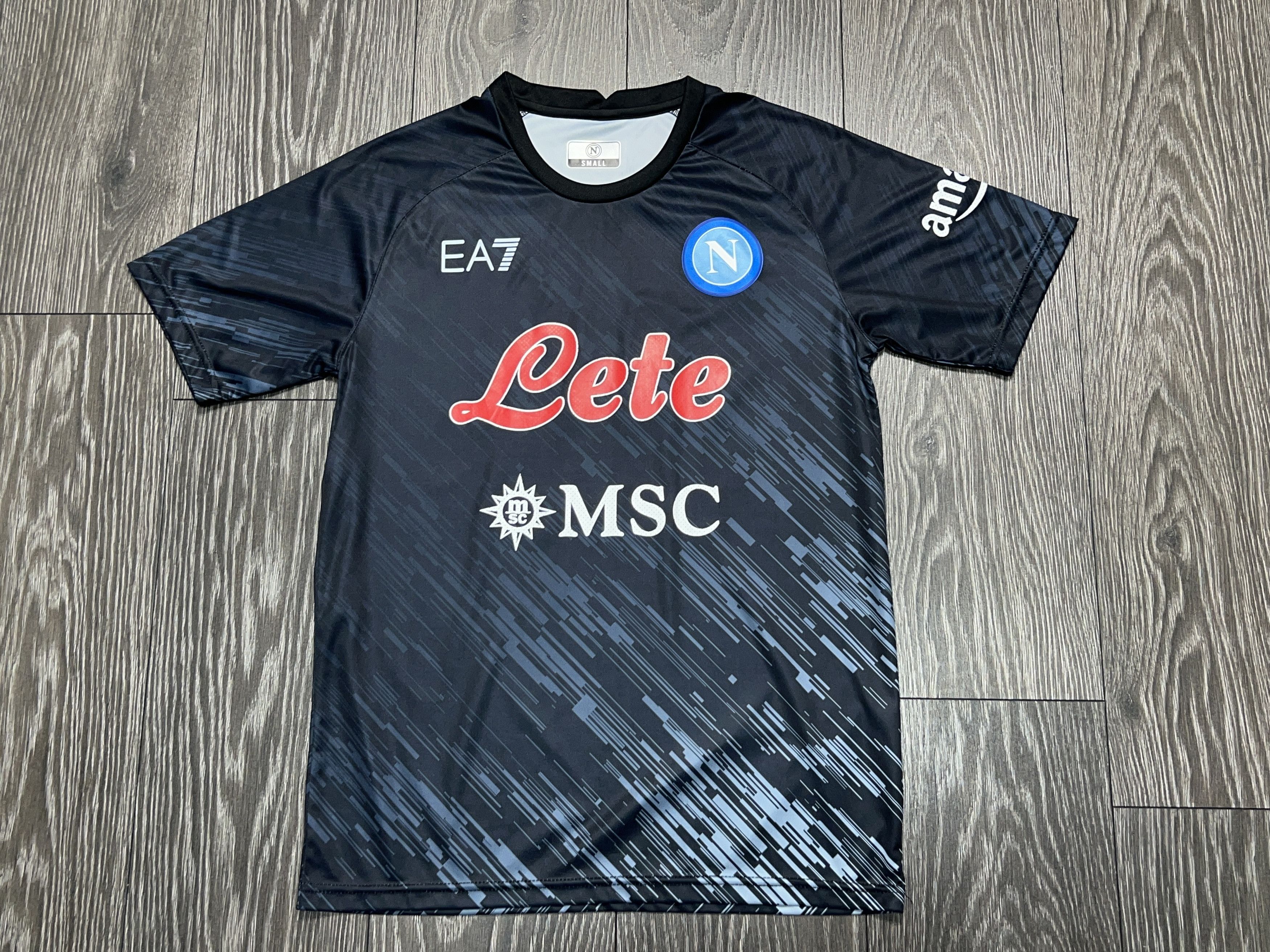 Emporio Armani EA7 SSC Napoli 2022 2023 Third Football Soccer Shirt Jersey Size US S / EU 44-46 / 1 - 1 Thumbnail