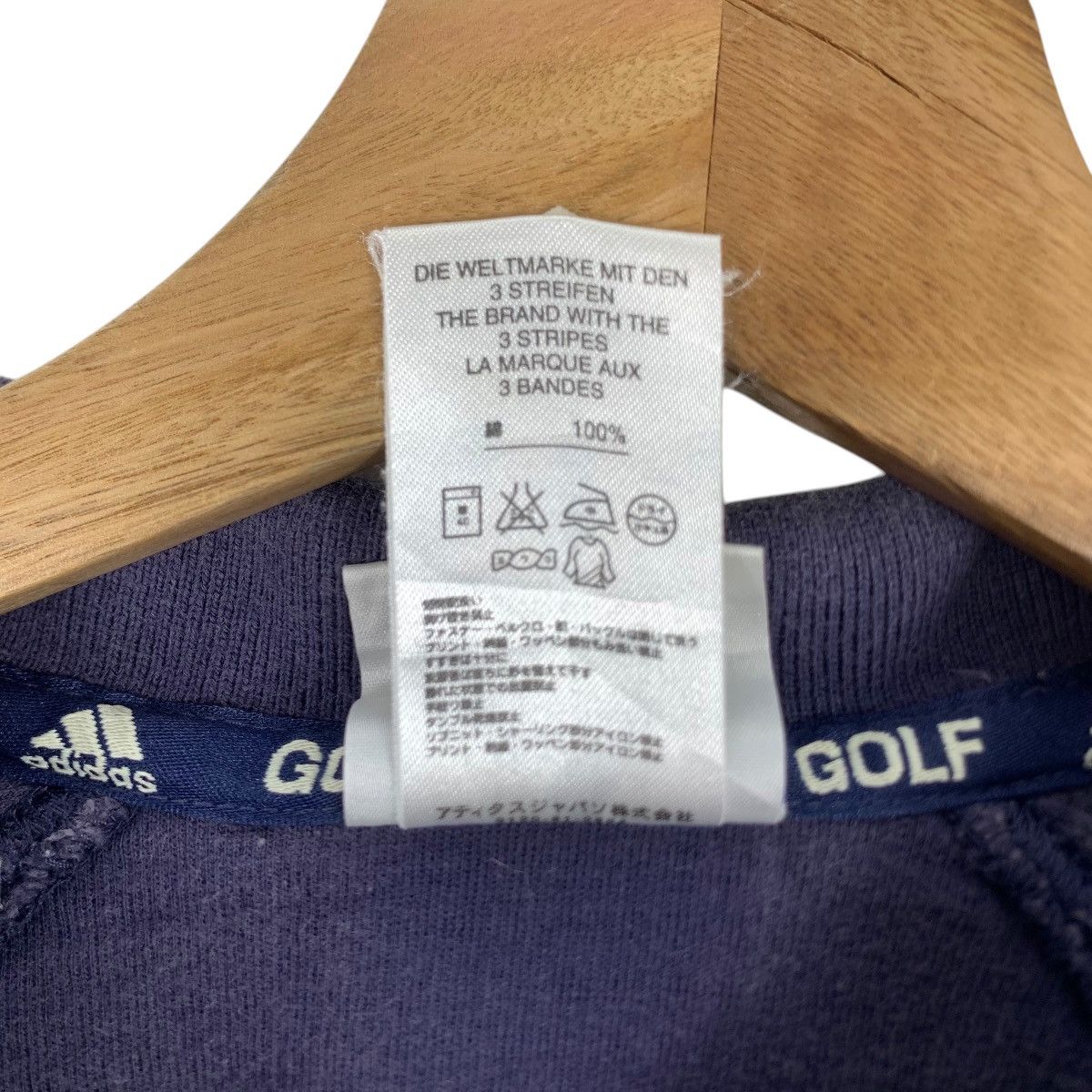 Adidas × Vintage Vintage ADIDAS Golfer Centre Logo Collar Polo Shirt Size US L / EU 52-54 / 3 - 8 Thumbnail