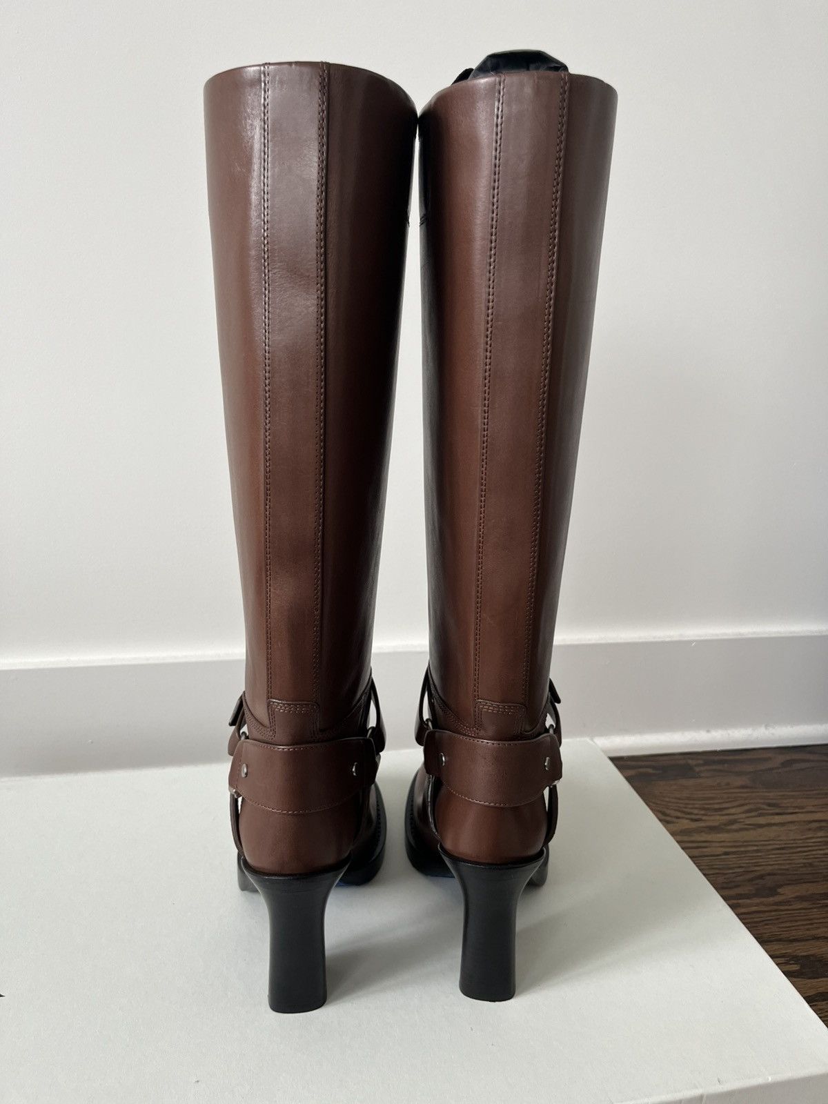 Burberry Burberry Leather Strirrup High Boots Size US 6.5 / IT 36.5 - 12 Thumbnail