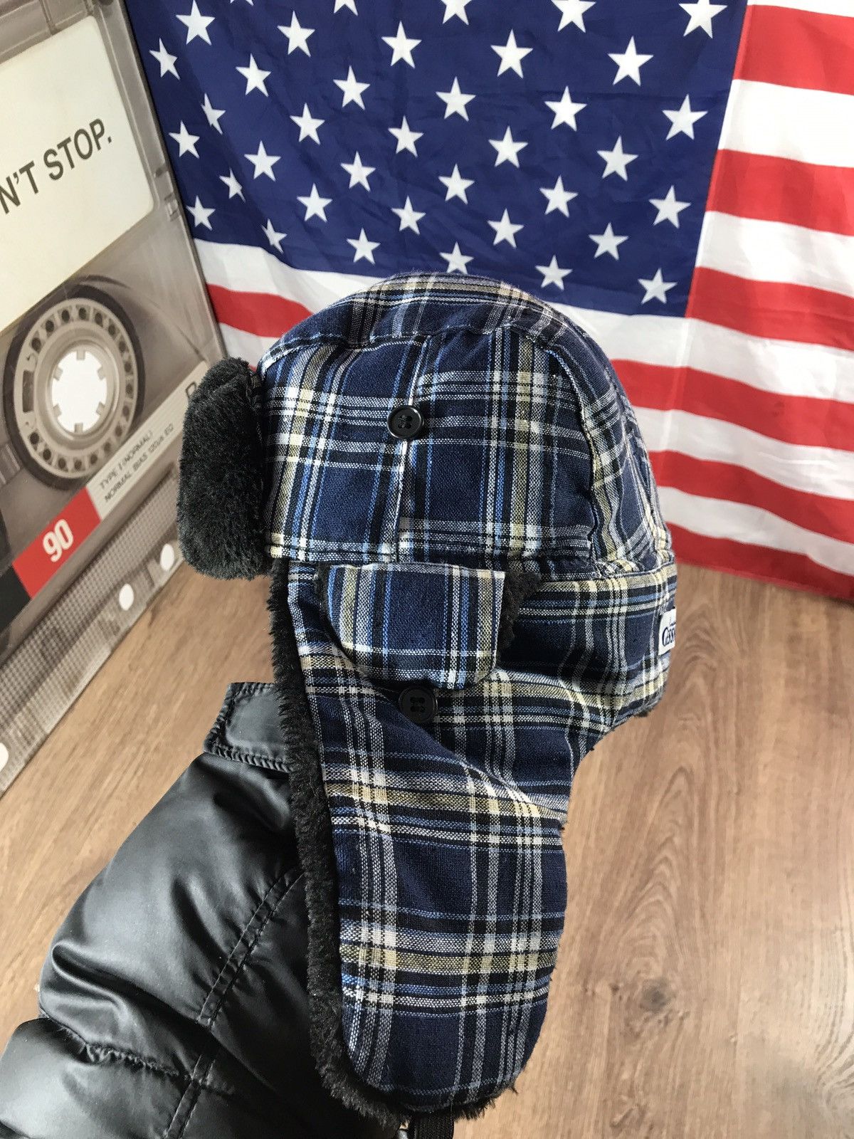 Japanese Brand × Vintage Vintage Y2K Fuzzy Ushanka Hat Size ONE SIZE - 4 Thumbnail