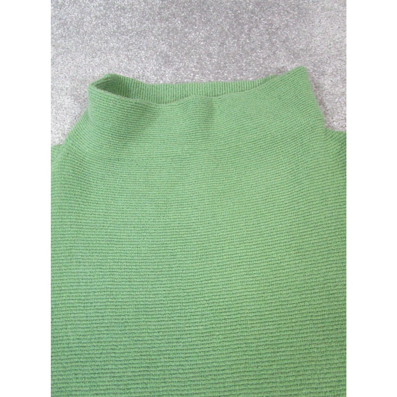 Free People Free People Sweater Womens XS Green Cotton Knit Size XS / US 0-2 / IT 36-38 - 2 Thumbnail