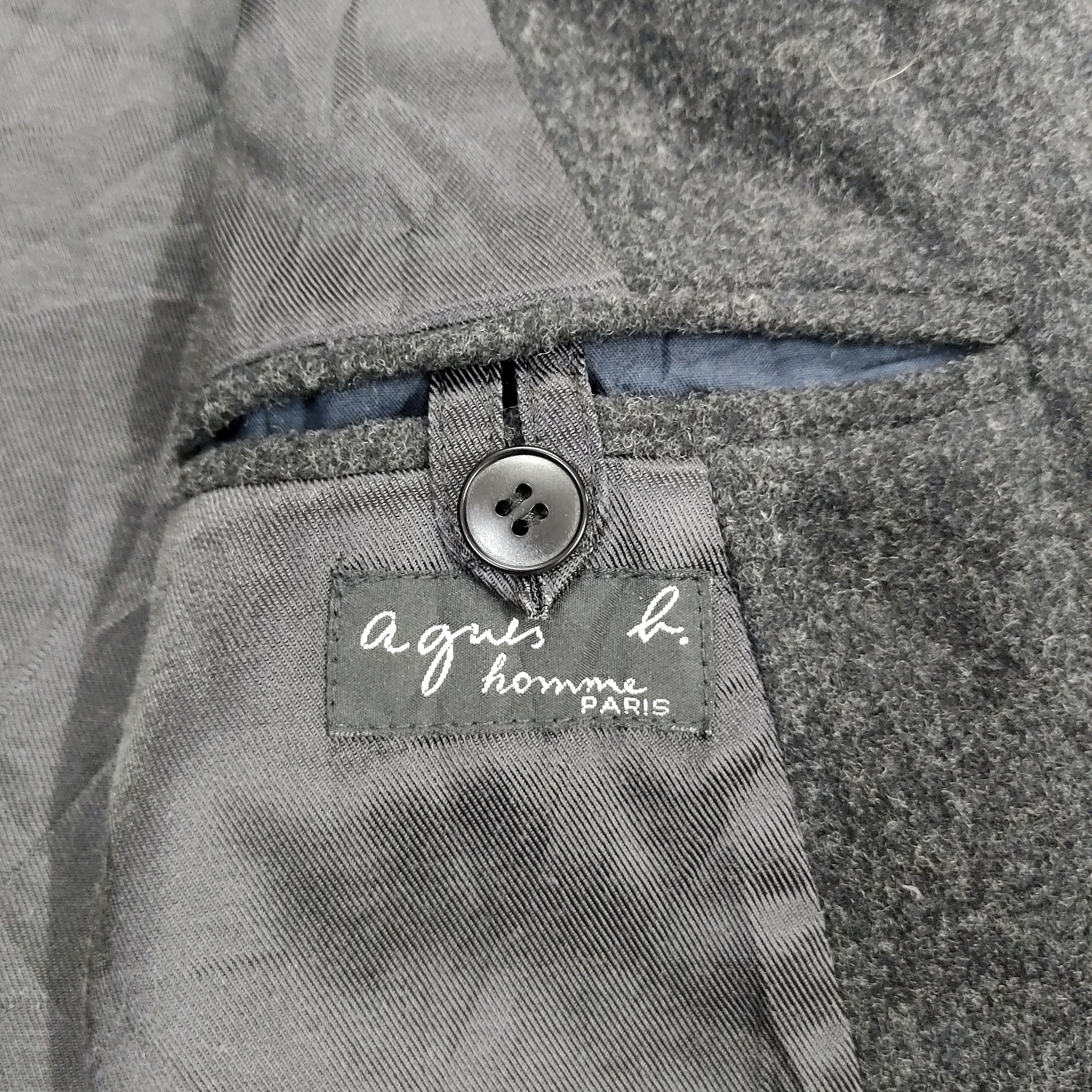 agnes b. Agnes B. Homme Paris Dark Grey Wool Jacket Size US M / EU 48-50 / 2 - 9 Thumbnail