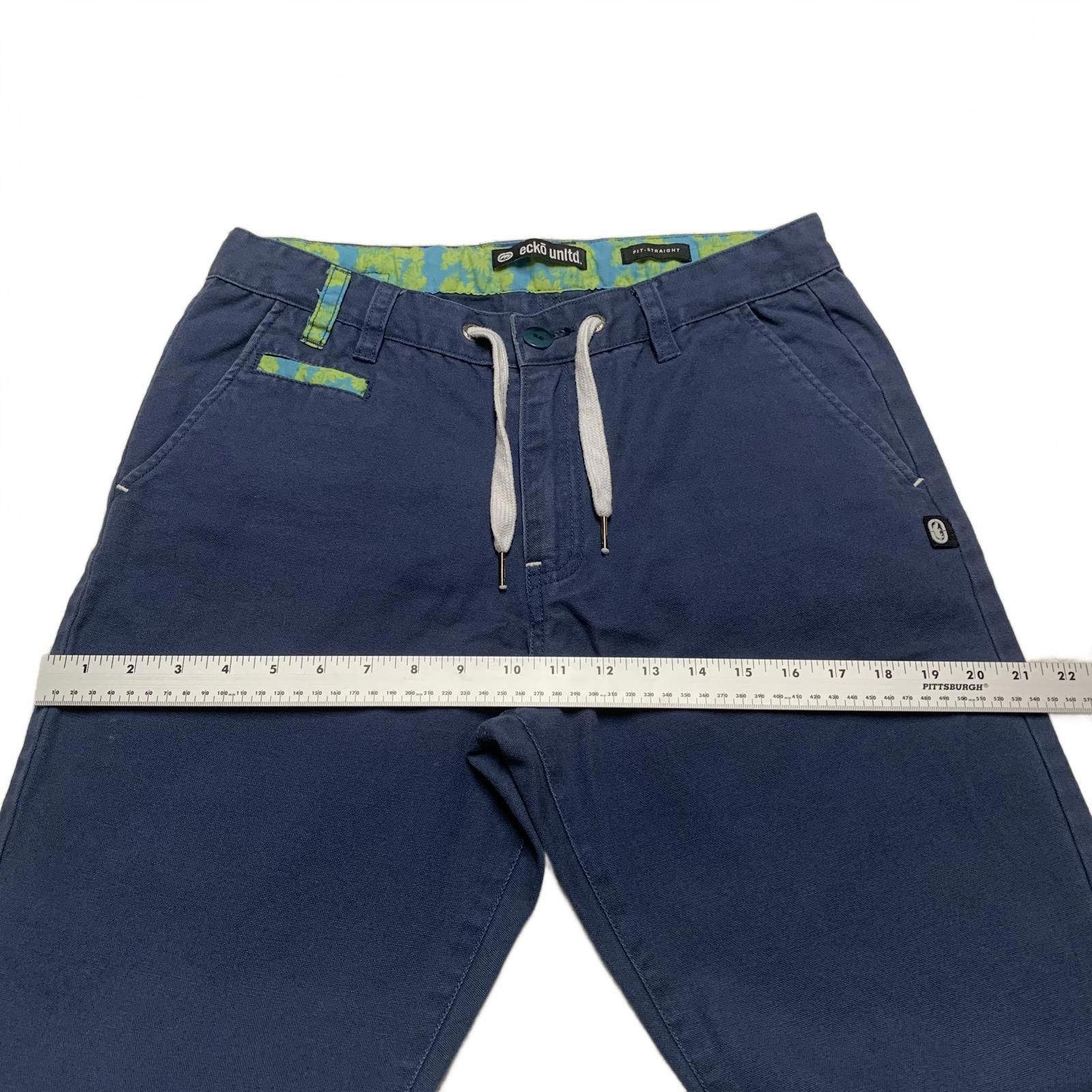 Ecko Unltd. Ecko Unltd. Men's Navy Blue Straight Fit Pants W32 Size US 32 / EU 48 - 5 Thumbnail