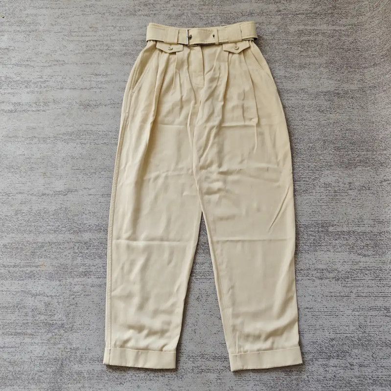 Louis Vuitton Louis Vuitton Beige Cotton Blend Casual Pants 0089 Size 28" / US 6 / IT 42 - 1 Thumbnail