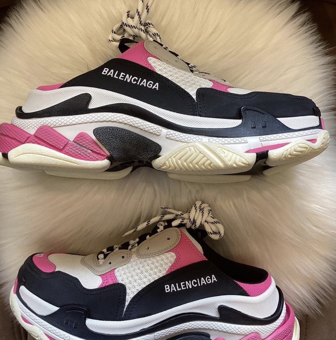 Balenciaga Balenciaga Triple S Mule Sneakers Size US 7 / IT 37 - 4 Thumbnail