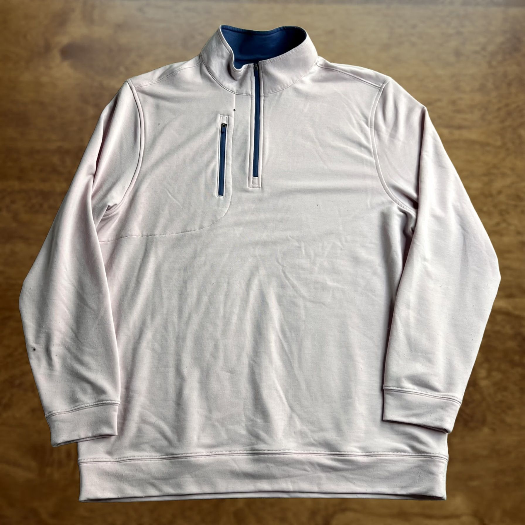 Vintage Walter Hagen Golf Shirt Mens Large Pink Quarter Zip Pullover Long Sleeve Top Size US L / EU 52-54 / 3 - 1 Thumbnail