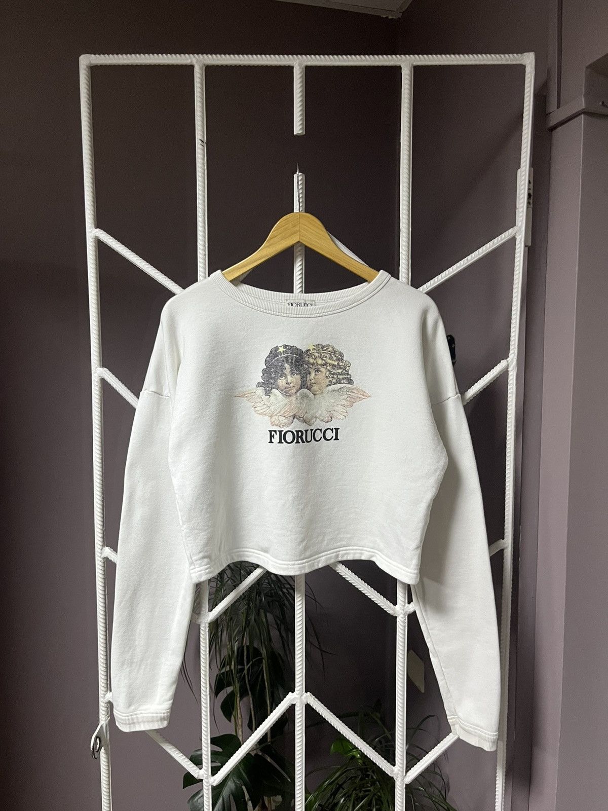 Fiorucci Crop Top Fiorucci Sweatshirt Size S / US 4 / IT 40 - 1 Thumbnail