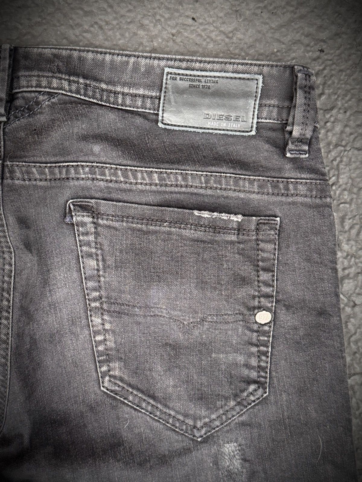 Diesel Diesel FW/16 RTW Skinny Black Jeans Size US 34 / EU 50 - 5 Thumbnail