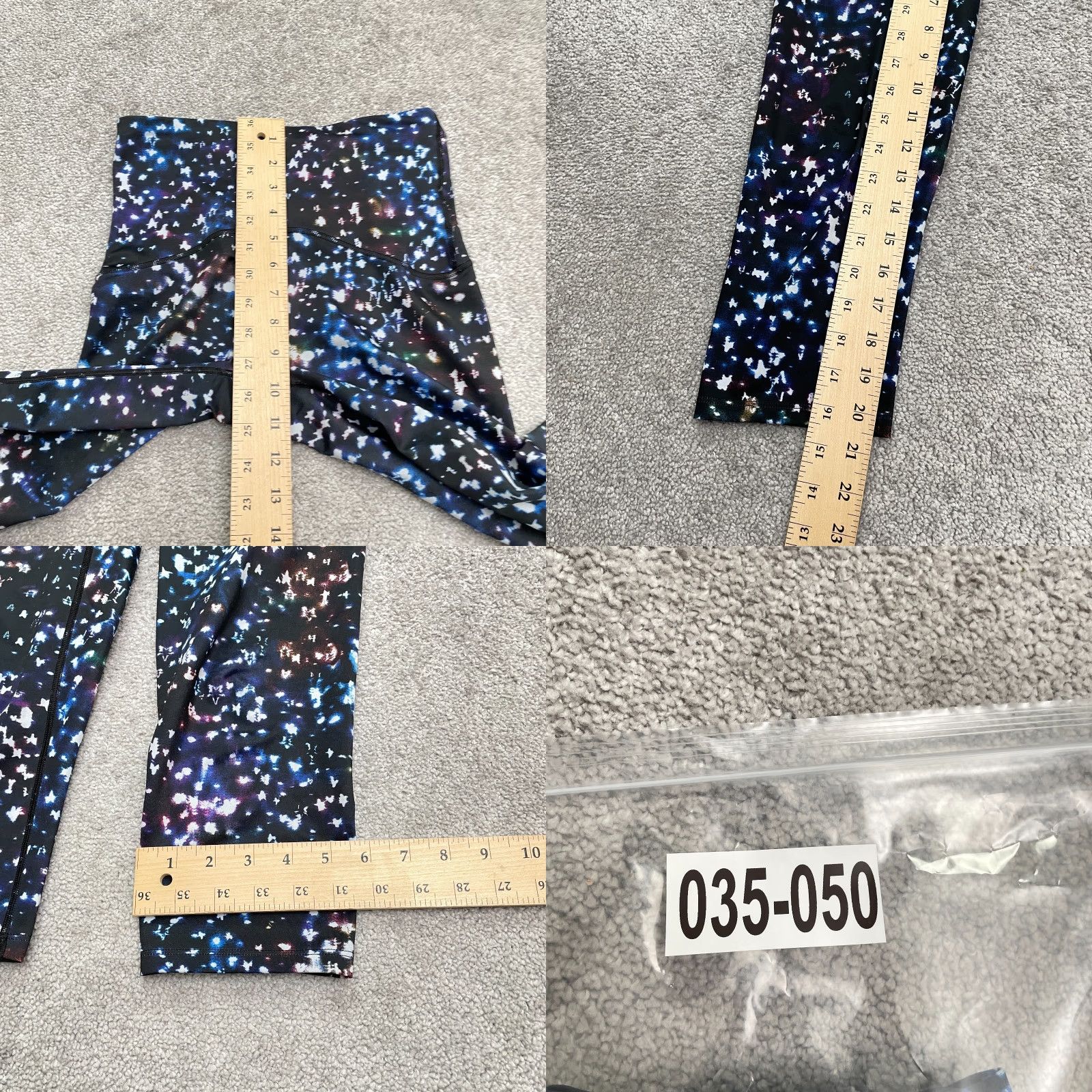 Spanx Spanx By Sara Blakely Cropped Compression Leggings Womens Small Multi Galaxy Gym Size 28" / US 6 / IT 42 - 8 Thumbnail