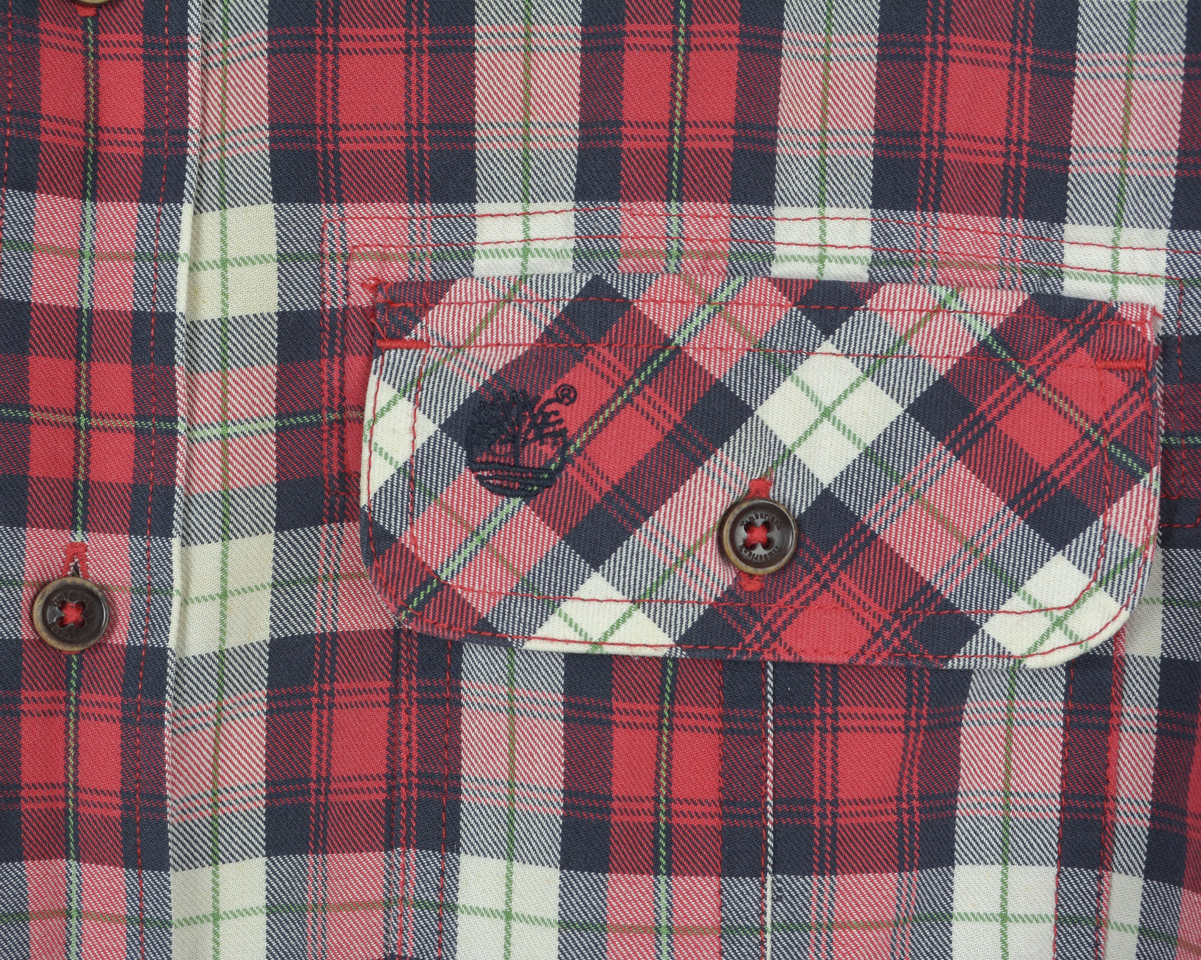 Timberland Earthkeepers M Slim Fit Shirt Check Plaid Button Up Top Size US M / EU 48-50 / 2 - 3 Thumbnail