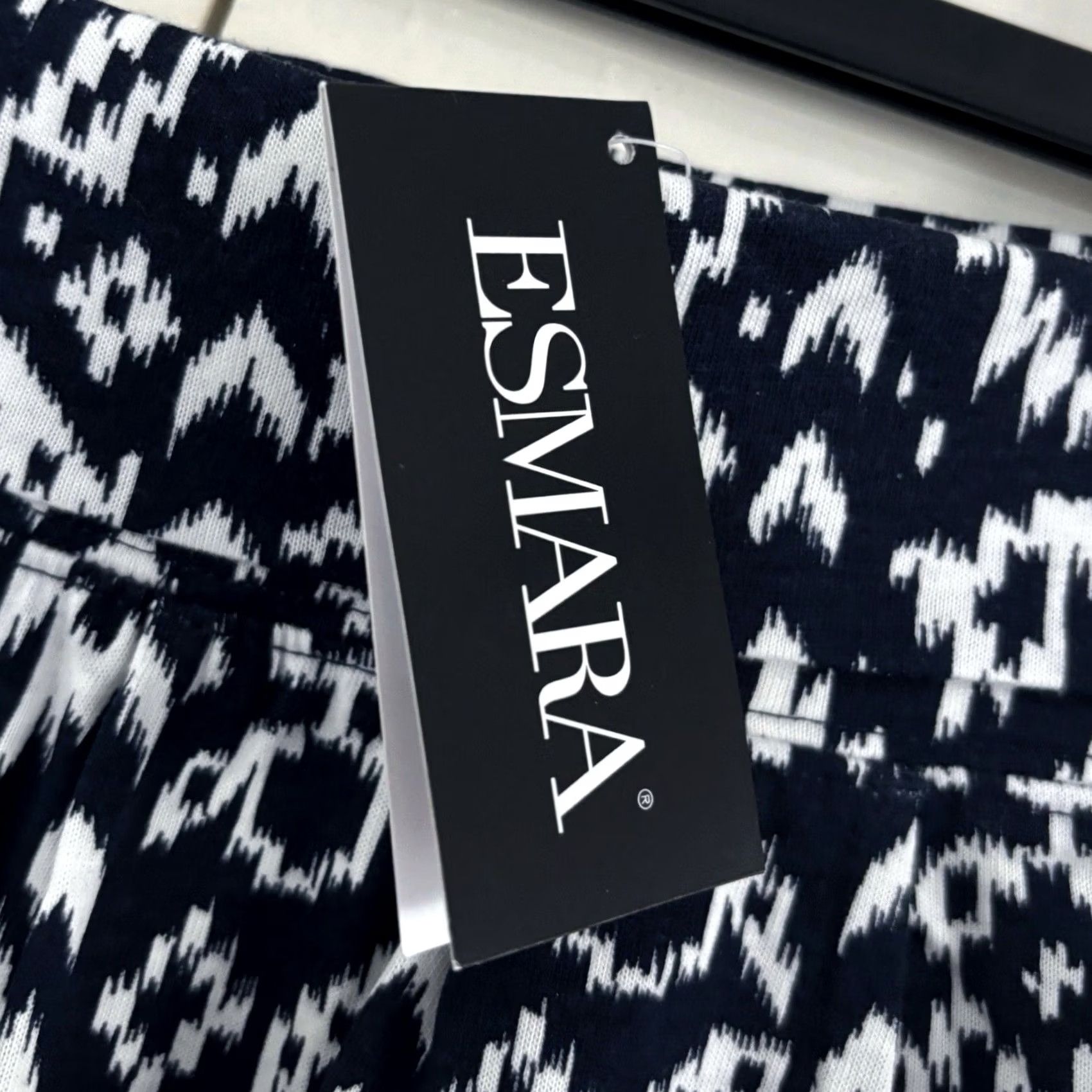 HARE ESMARA Pants Womens Small UK 10/12 Harem Trousers Size Navy White New With Tags BNWT Size 32" / US 10 / IT 46 - 3 Thumbnail