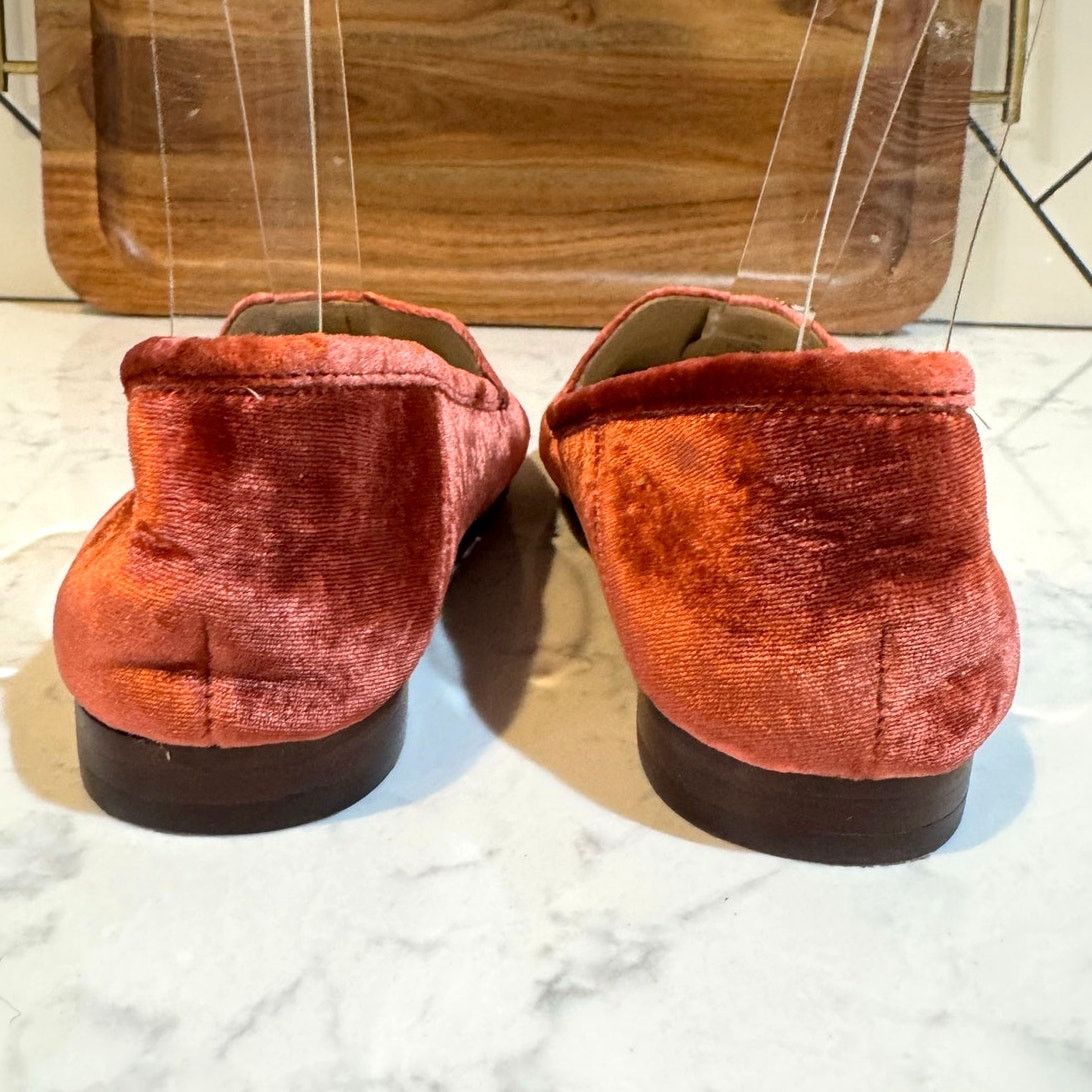 Sam Edelman Sam Edelman Loraine bit loafers velvet Canyon Orange sz 6.5 Size US 6.5 / IT 36.5 - 2 Thumbnail