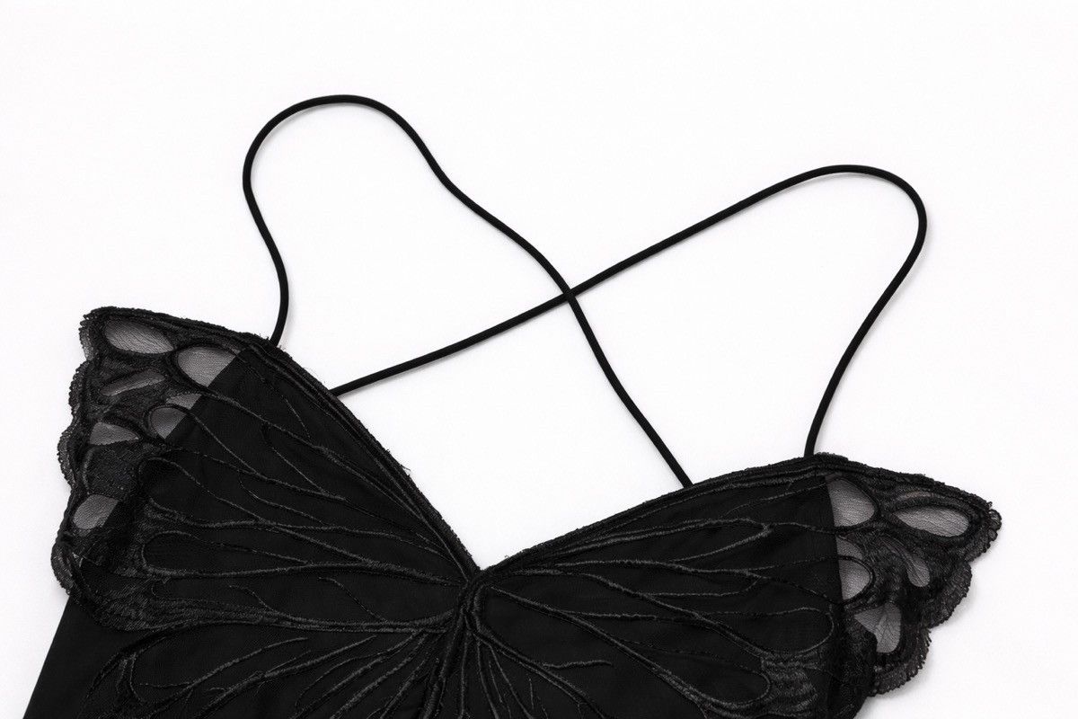 Other Midnight Butterfly Lace Top Size ONE SIZE - 8 Thumbnail