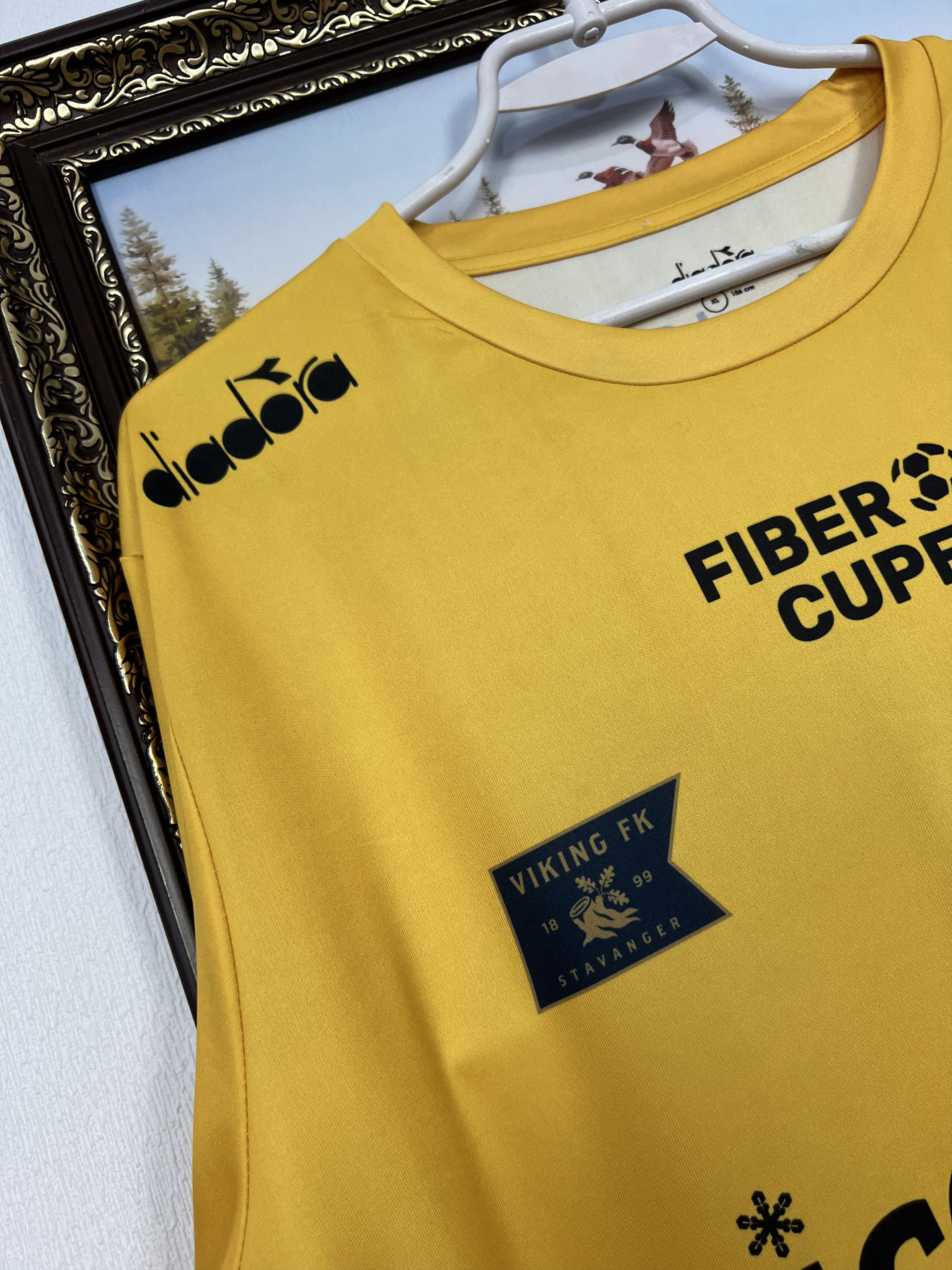 Diadora Viking Stavanger Football Goalkeeper Player Issue Shirt Size US XL / EU 56 / 4 - 4 Thumbnail