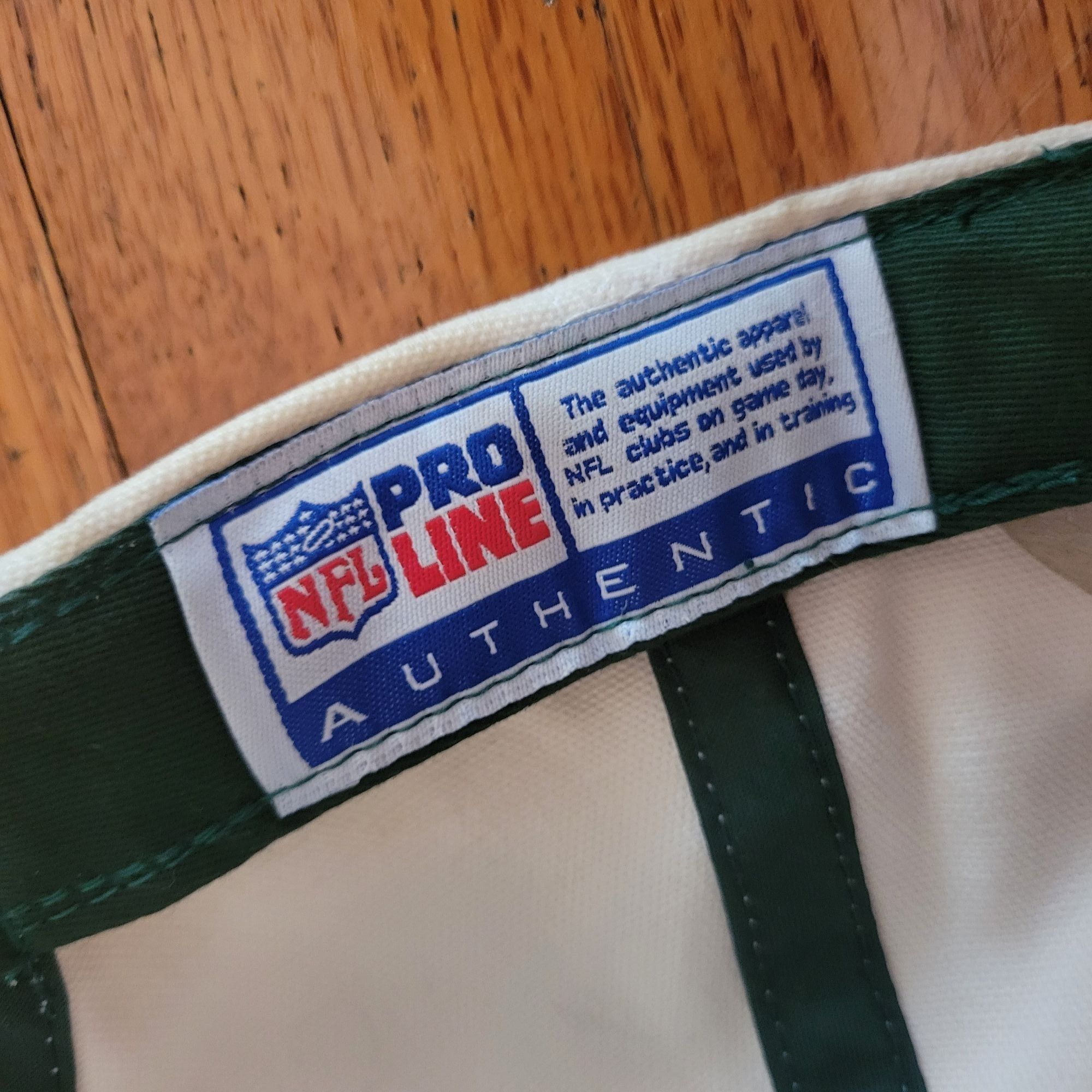 Reebok Vintage Reebok NFL Pro Line New York Jets Hat White Green OS Size ONE SIZE - 3 Thumbnail