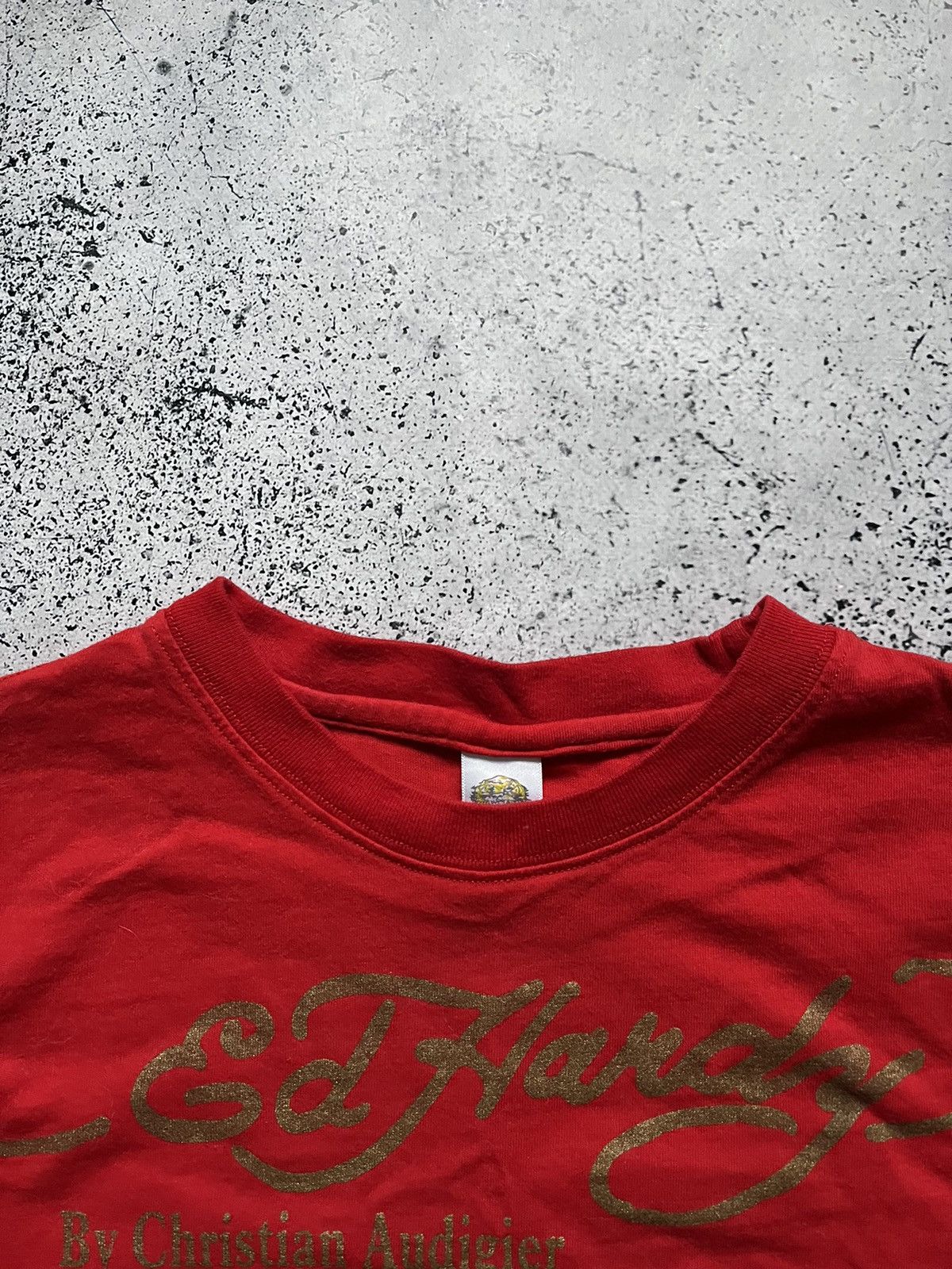 Ed Hardy Vintage Ed Hardy By Christian Audigier T-shirt Big Logo Tee Size US M / EU 48-50 / 2 - 5 Thumbnail