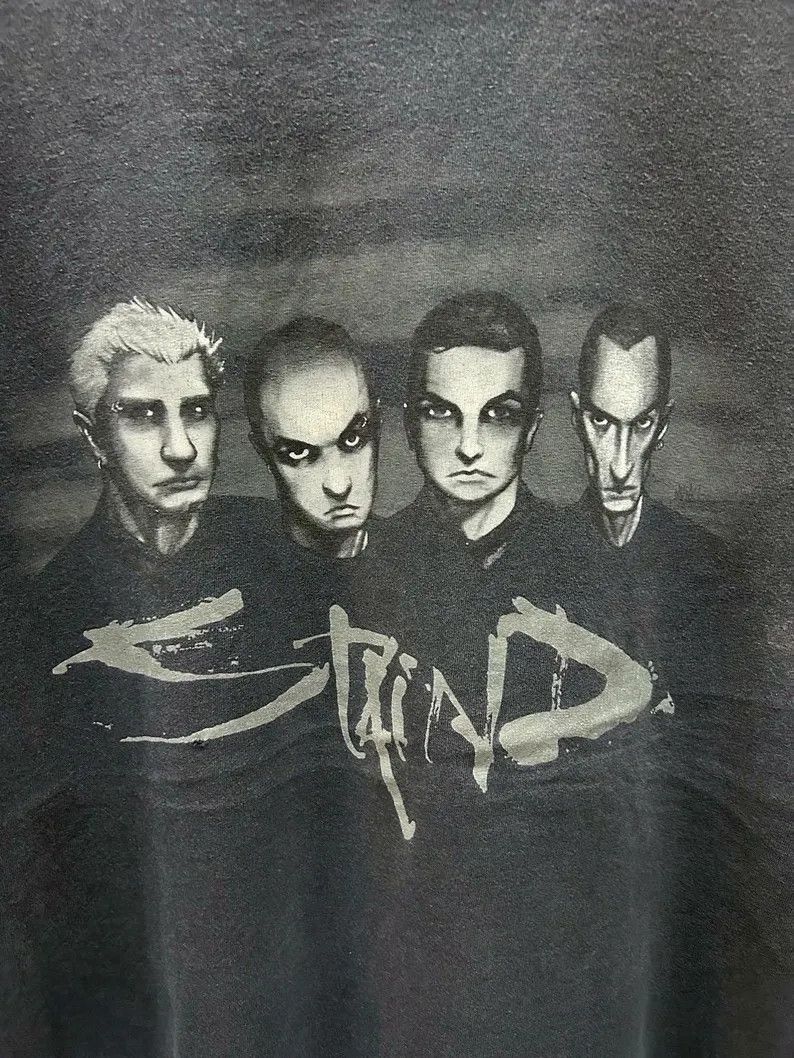 Vintage Vintage 2001 Staind Band tshirt size 2XL Size US XXL / EU 58 / 5 - 3 Thumbnail