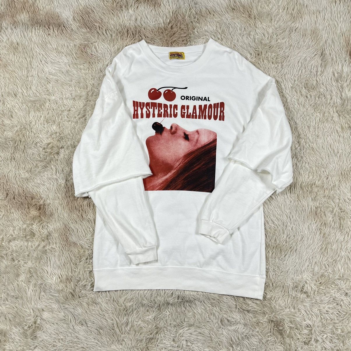 Hysteric Glamour Hysteric Glamour Woman Cherry Rough Oversized Sweatshirts Size US M / EU 48-50 / 2 - 2 Thumbnail