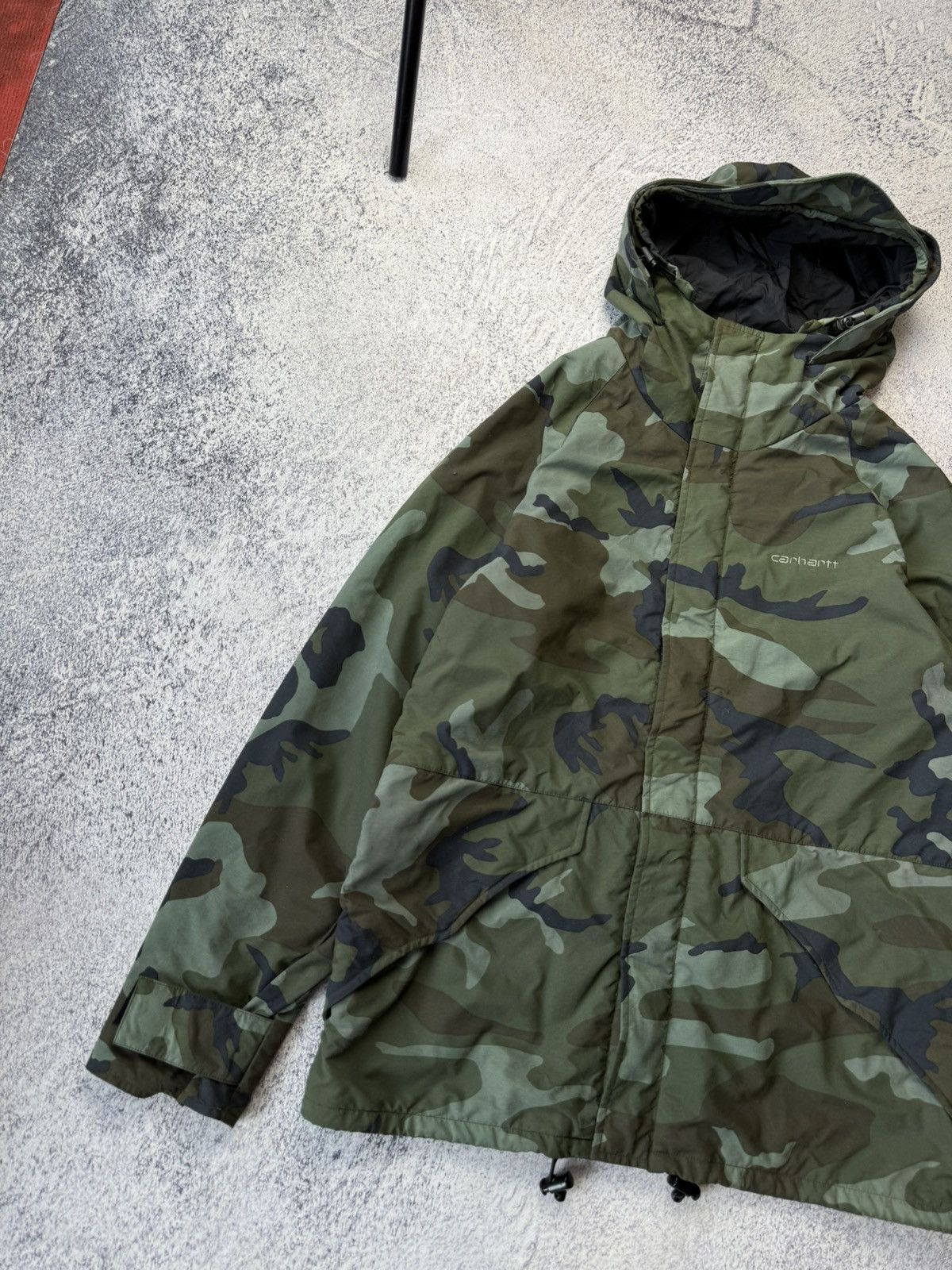 Carhartt Vintage: Carhartt Wax Camo Jacket Y2K Size US S / EU 44-46 / 1 - 5 Thumbnail