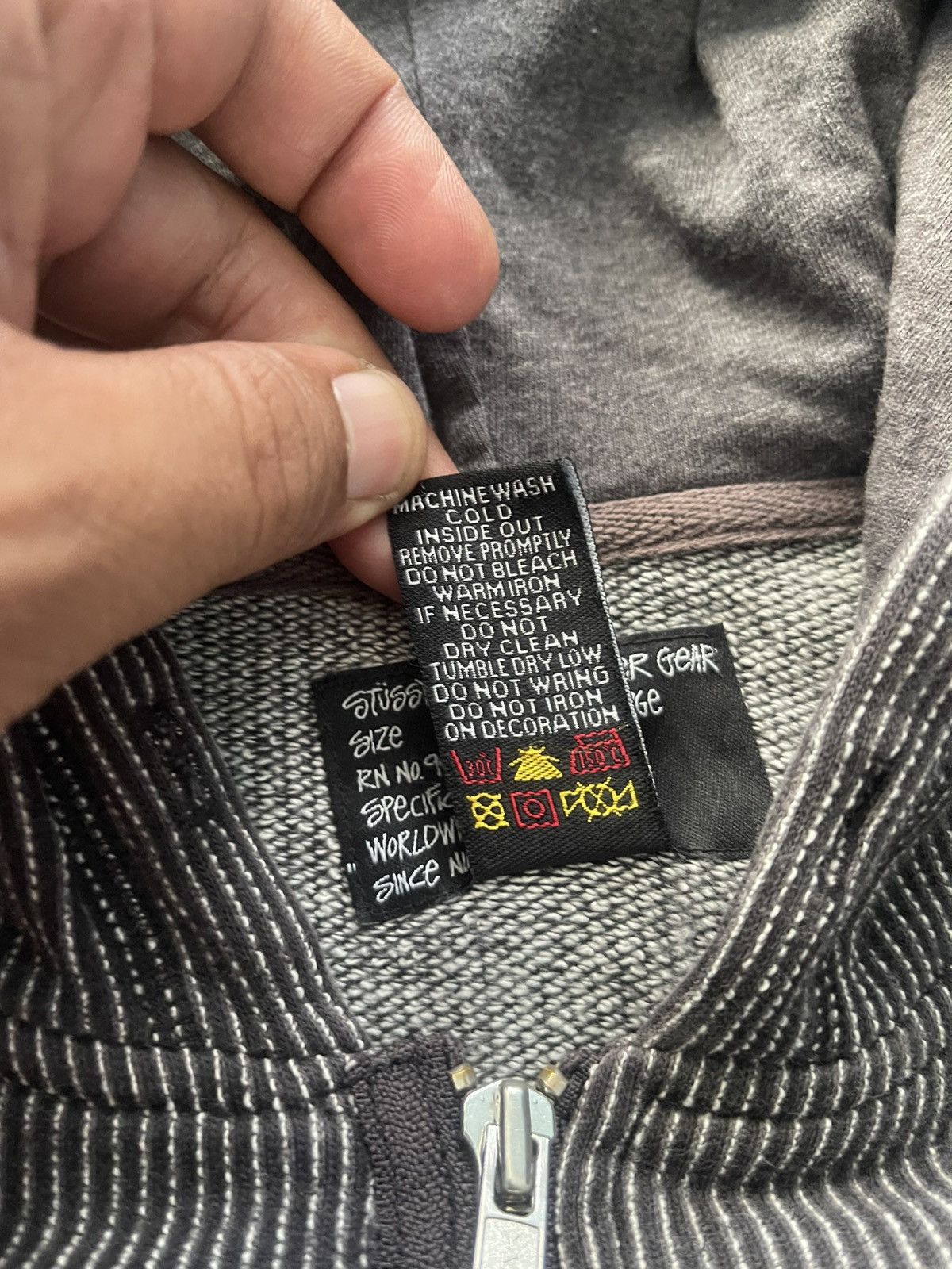 Stussy 🔥HOT🔥VINTAGE STUSSY AUTHENTIC OVER GEAR ZIP UP VERY RARE Size US XL / EU 56 / 4 - 5 Thumbnail