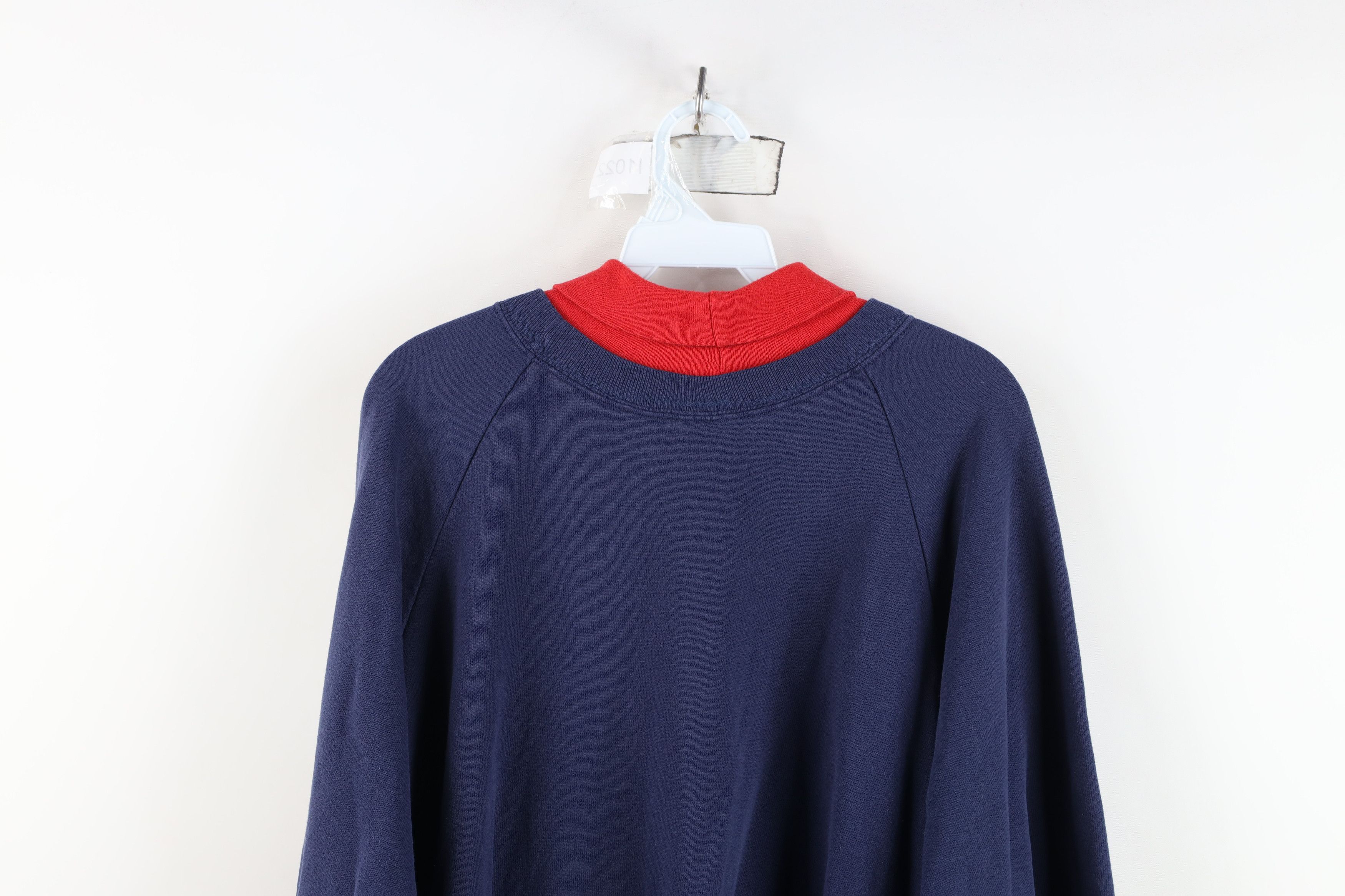Vintage Vintage 90s Streetwear Birdhouse Turtleneck Sweatshirt USA Size XL / US 12-14 / IT 48-50 - 14 Thumbnail