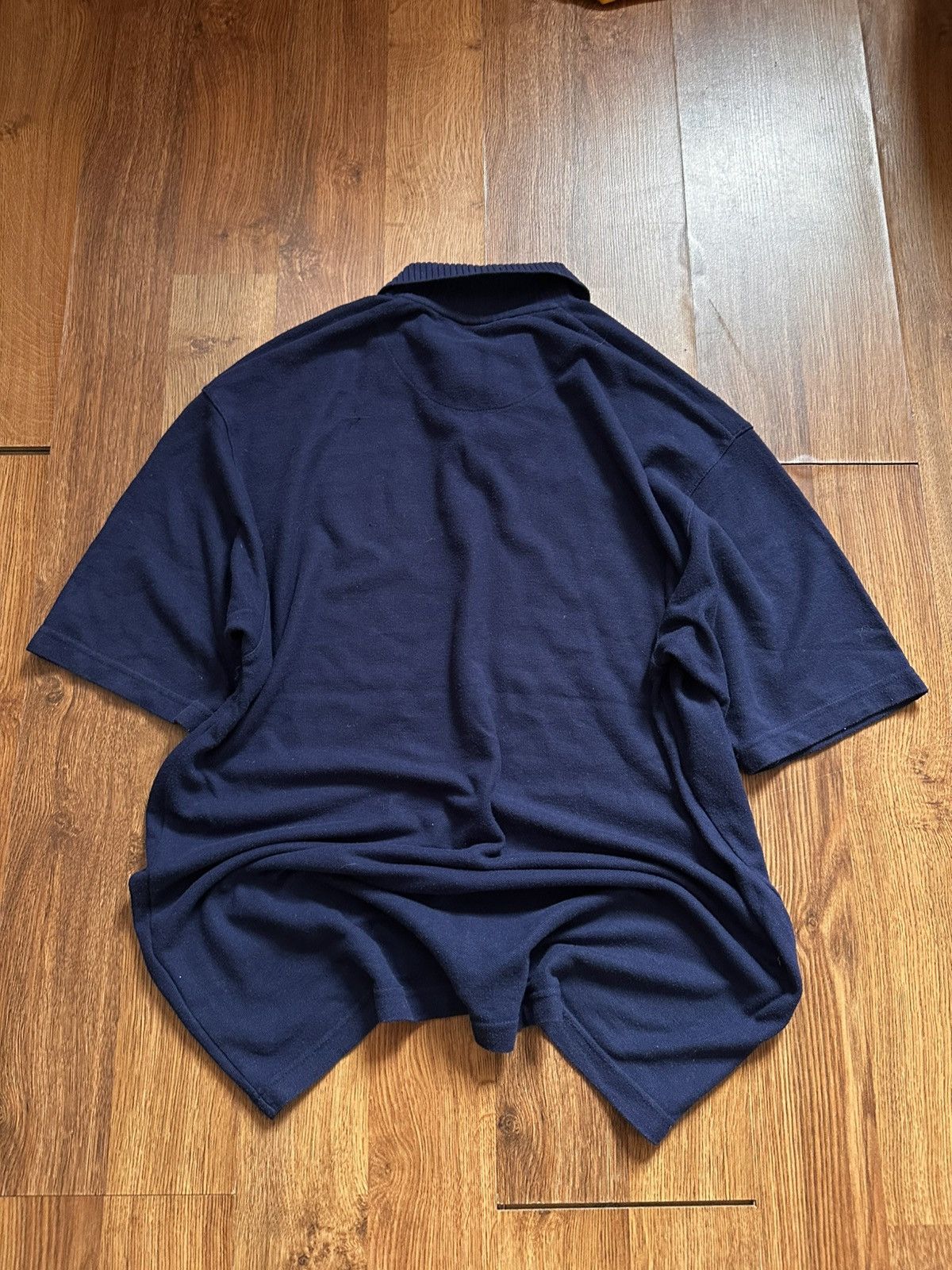 Umbro Vintage Umbro England National Team Navy Polo Jersey Y2K Size US L / EU 52-54 / 3 - 5 Thumbnail