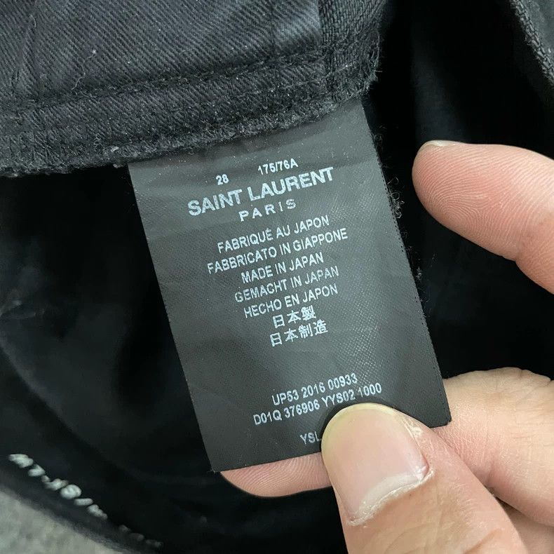 Saint Laurent Paris Saint Laurent Black Jeans 2504-Nextarrow Size US 28 / EU 44 - 4 Thumbnail