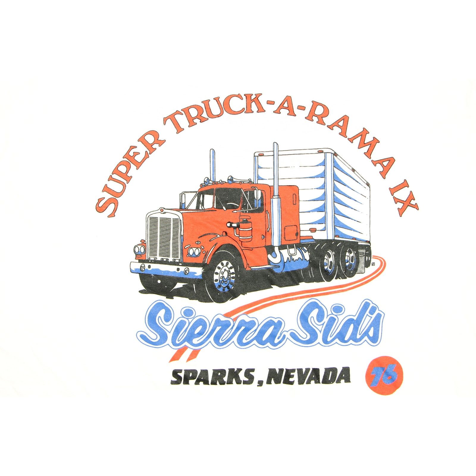 Hanes 90s Vintage Super Truck A Rama Sierra Sid's Sparks T Shirt Size US L / EU 52-54 / 3 - 2 Thumbnail