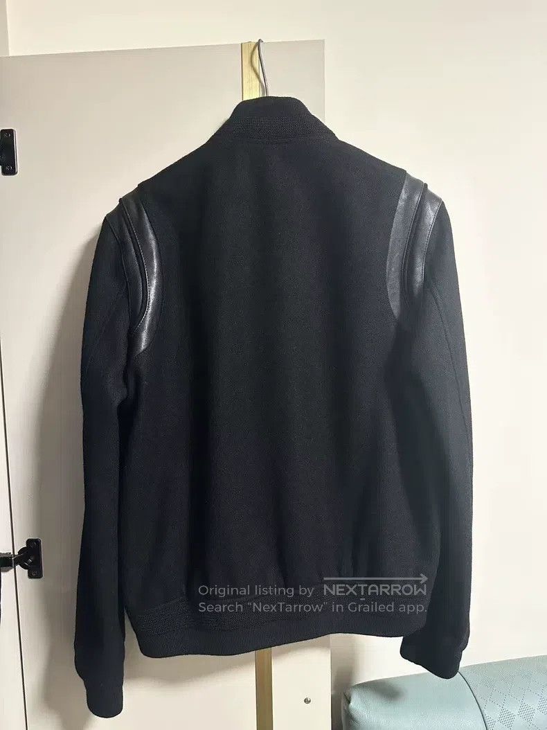 Saint Laurent Paris Saint Laurent Paris Wool patchwork black warrior baseball Size US M / EU 48-50 / 2 - 2 Thumbnail