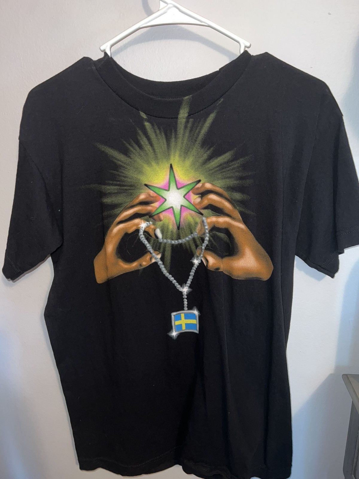 Drain Gang × Sad Boys Yung Lean x Art Dealer 7 Stars Tee Size US M / EU 48-50 / 2 - 1 Thumbnail