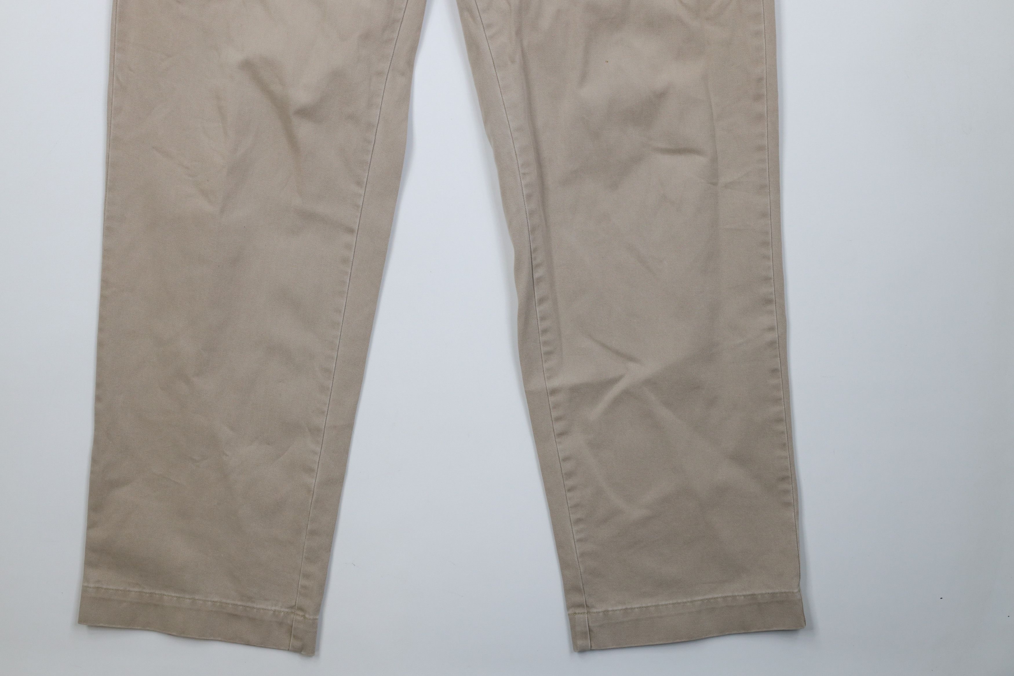 Ralph Lauren Vintage 90s Ralph Lauren Wide Leg Chino Pants Beige Cotton Size US 34 / EU 50 - 5 Thumbnail