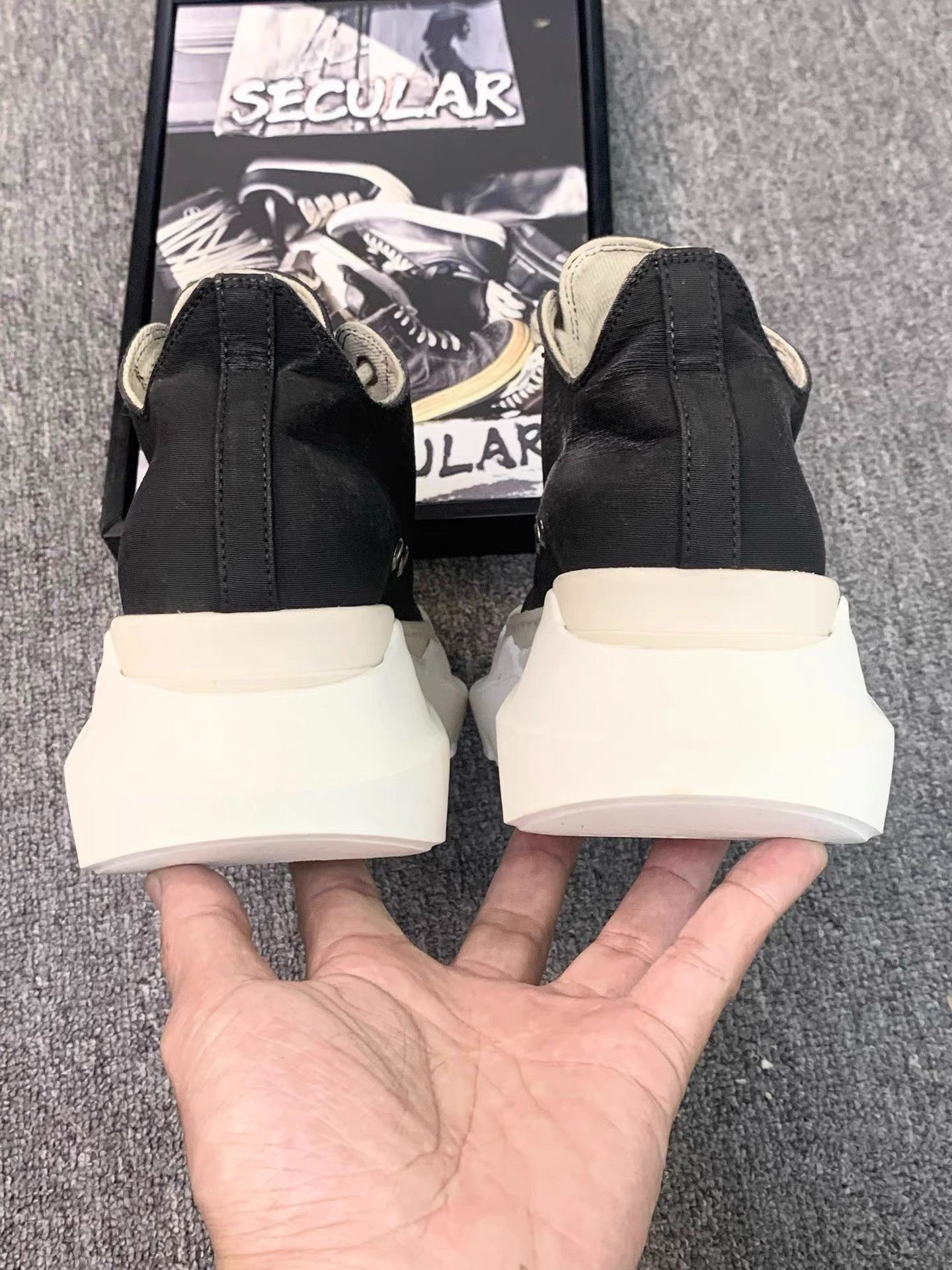 Rick Owens Rick Owens 24SS Tank Sole Low Converse Sneakers K34 Size US 6 / IT 36 - 7 Thumbnail