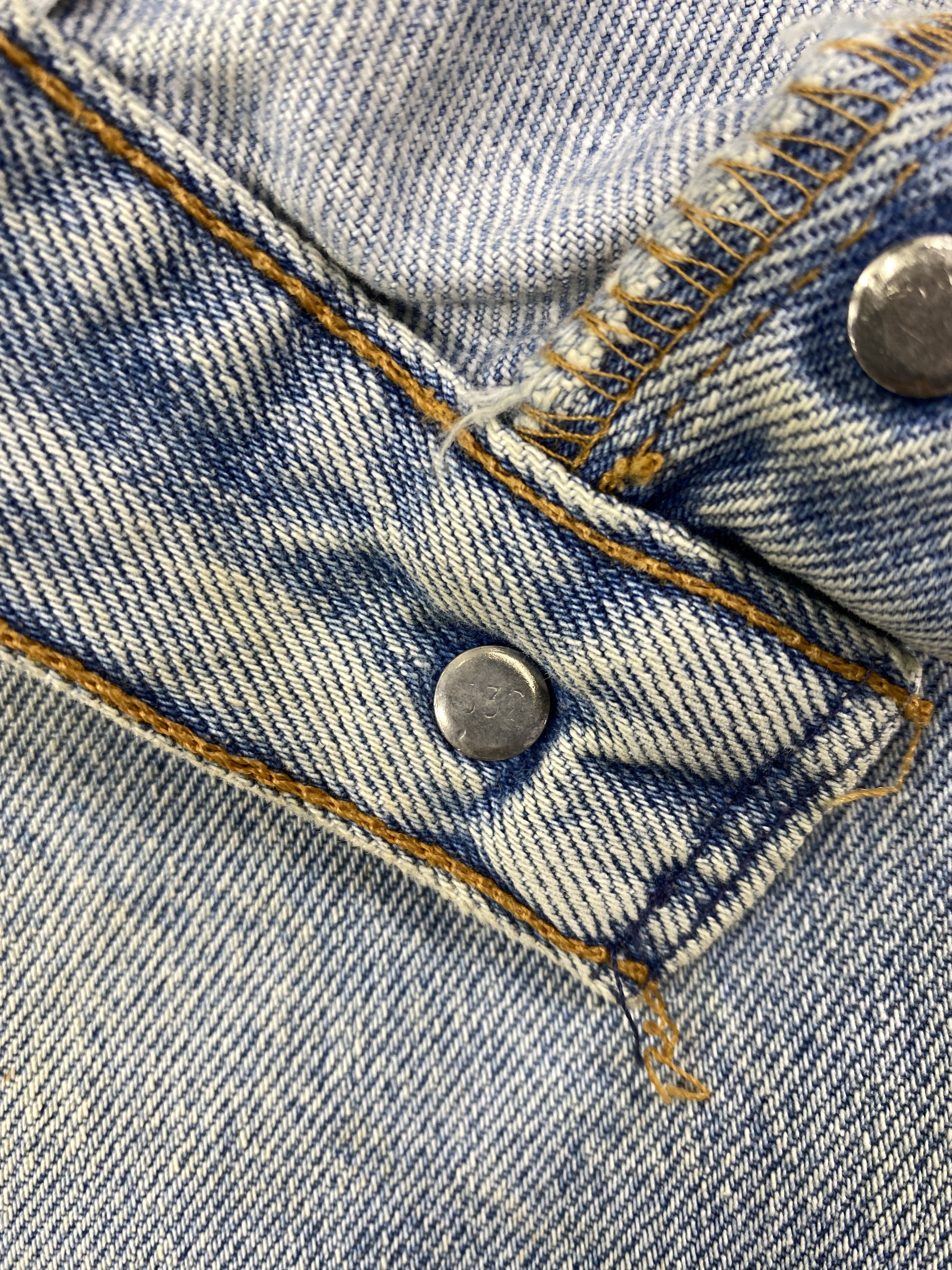 Levi's 90's Light Blue Wash Vintage Levi's 501 USA 31x27.5 JN1642 Size US 31 - 7 Thumbnail
