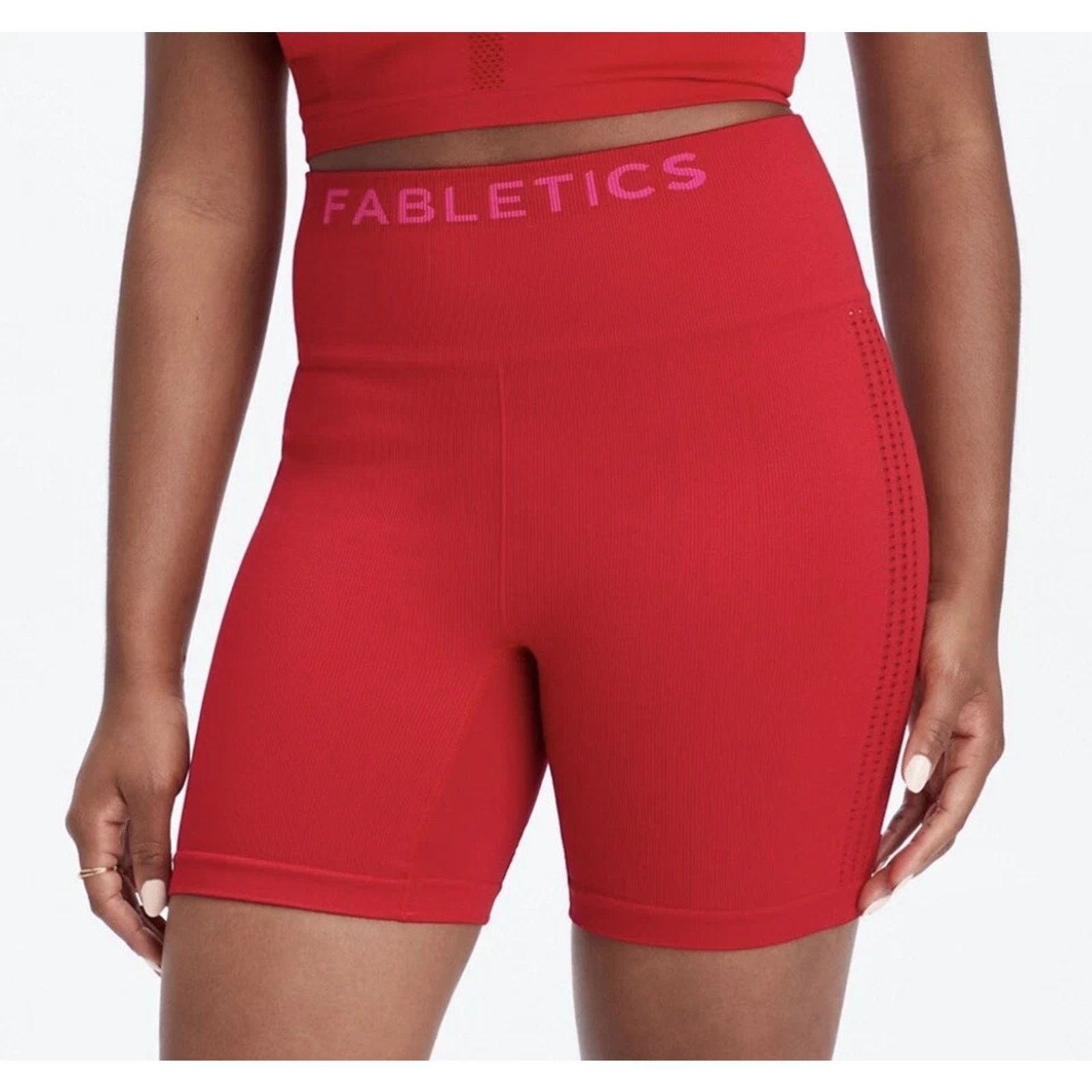 Fabletics Fabletics Sync 6'' Short Cherry Red Small A001727 Size 27" / US 4 / IT 40 - 2 Thumbnail