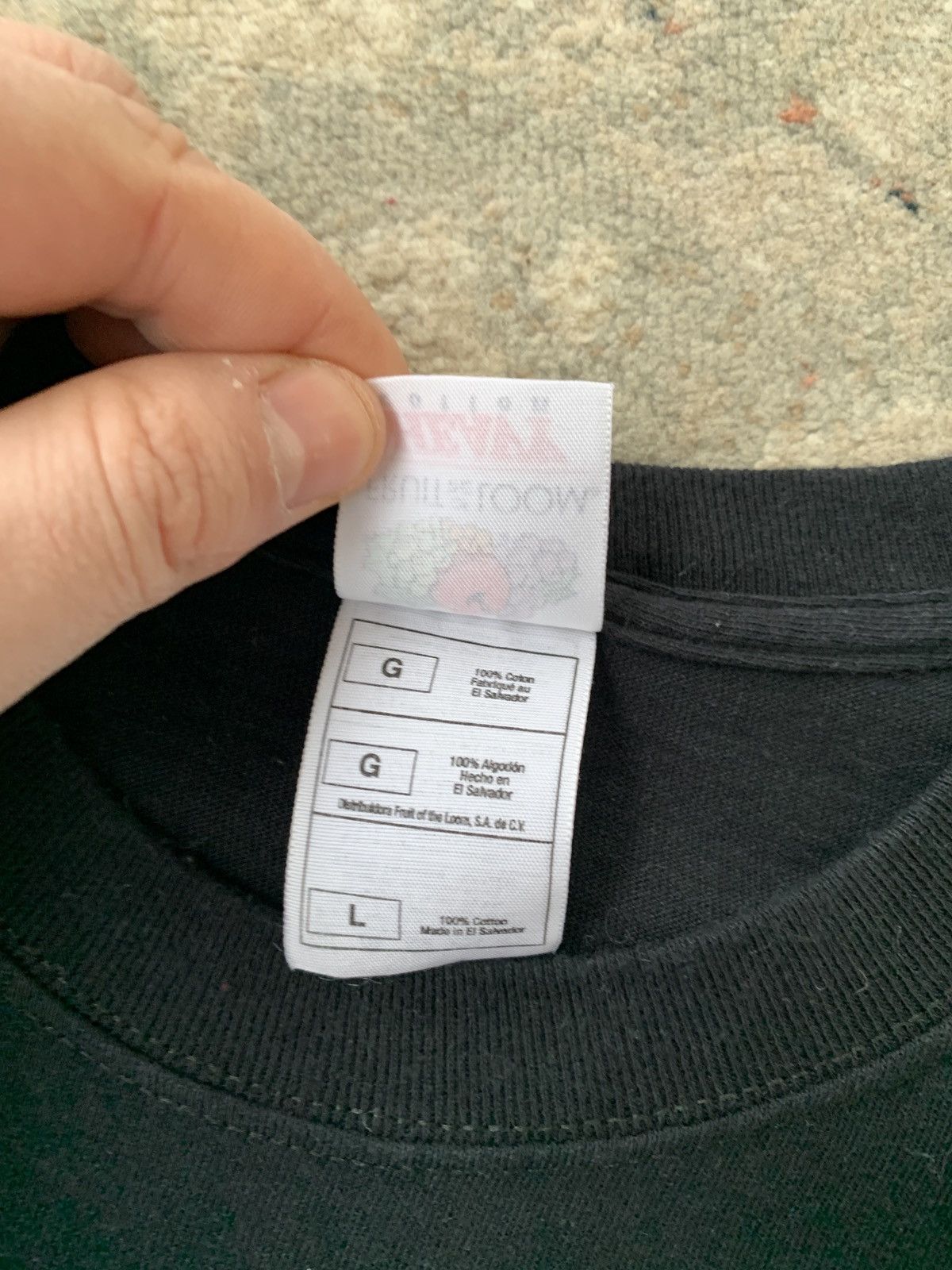 Fruit Of The Loom Vintage Hier Regiert Der Rock N' Roll Tee Size US L / EU 52-54 / 3 - 4 Thumbnail