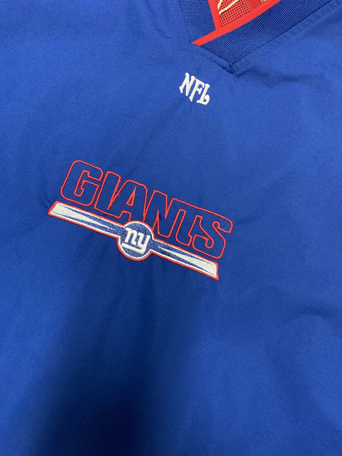 NFL × Vintage Crazy Vintage Streetwear Y2K NFL Giants Pullover XXL Size US XXL / EU 58 / 5 - 2 Thumbnail