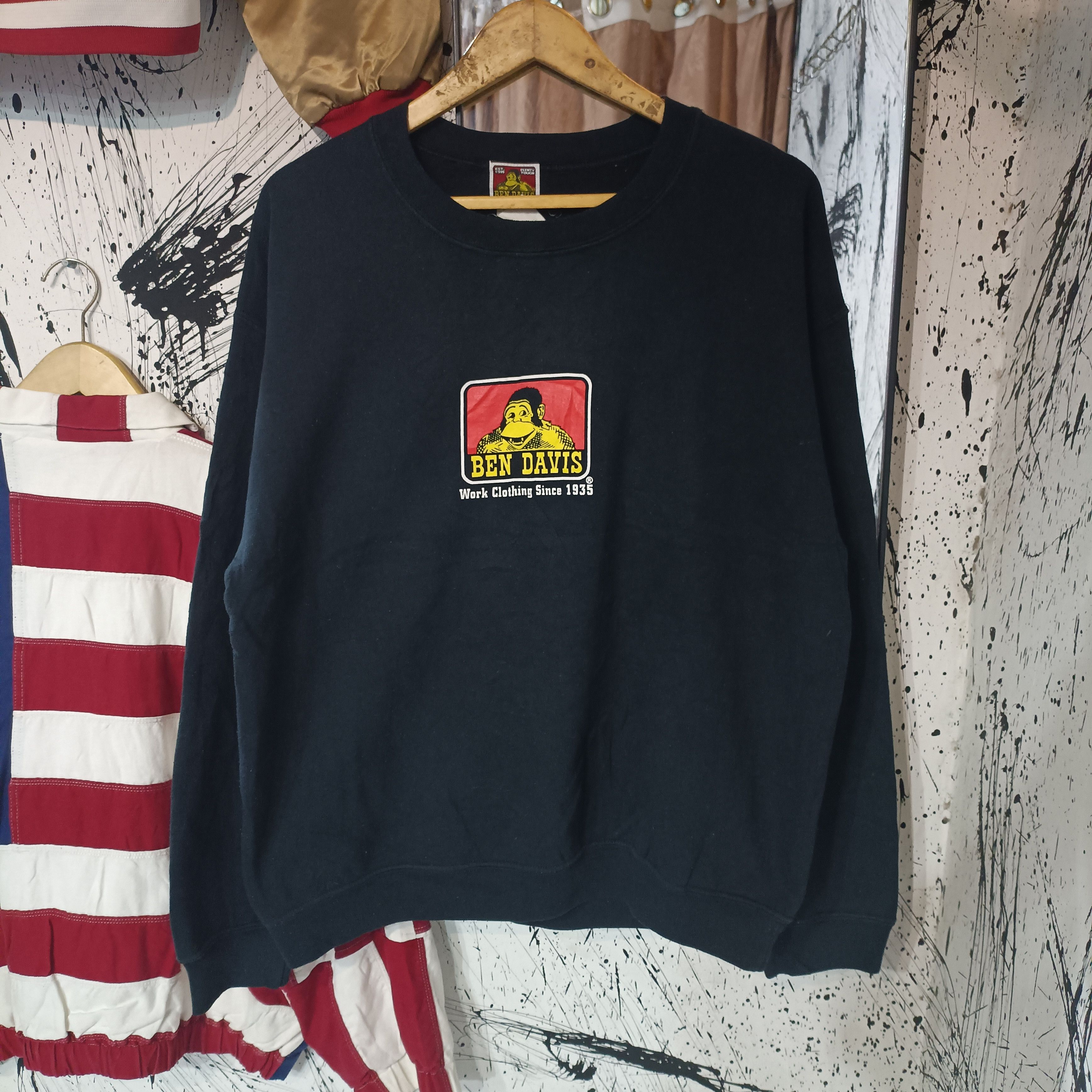 Ben Davis Vintage 1990s Ben Davis Sweatshirt Size US L / EU 52-54 / 3 - 1 Thumbnail
