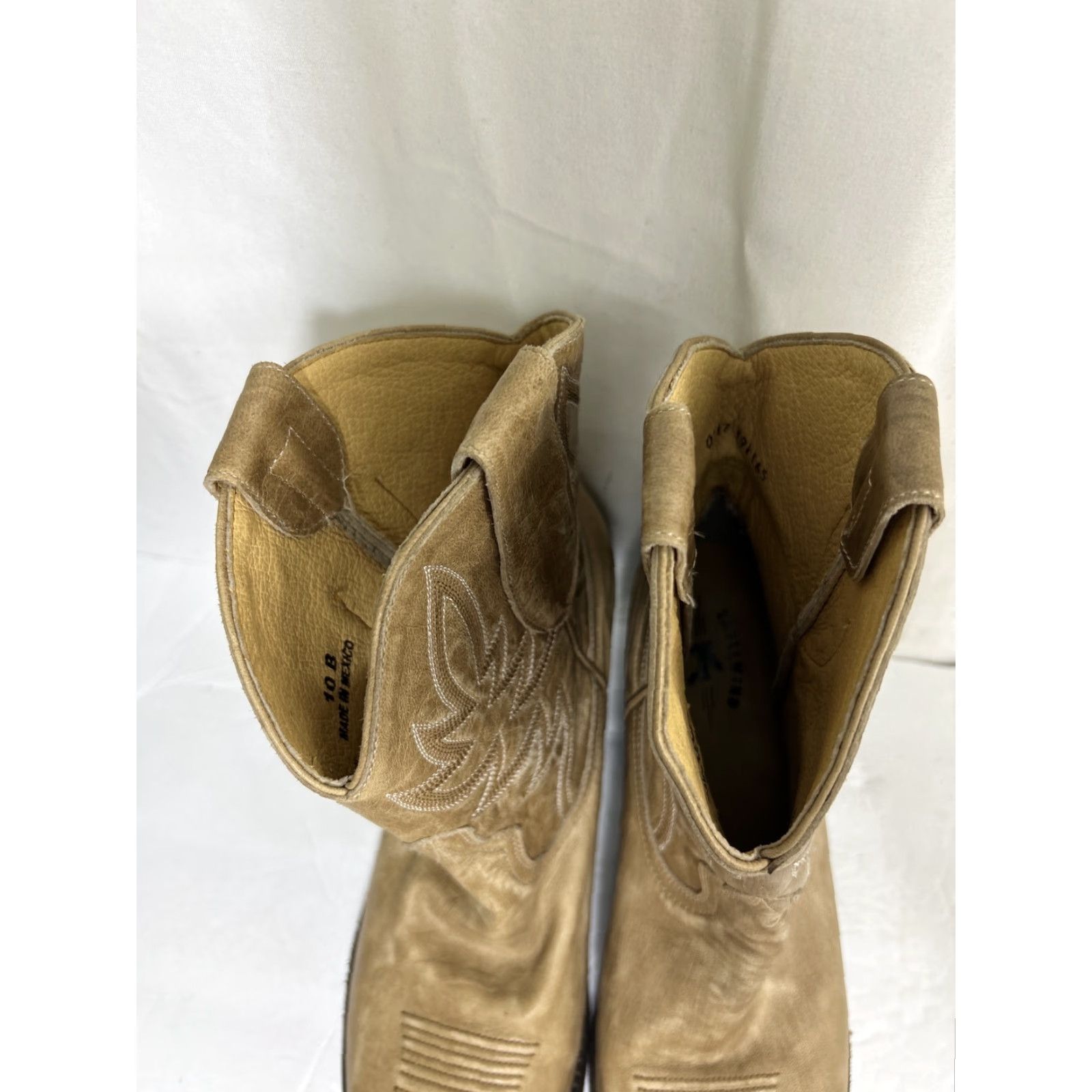 Vintage VINTAGE Idyllwind by Miranda Lambert Boots Ankle Beige Metal Tip Toe Womens 10B Leather Boots Size US 10 / IT 40 - 7 Thumbnail