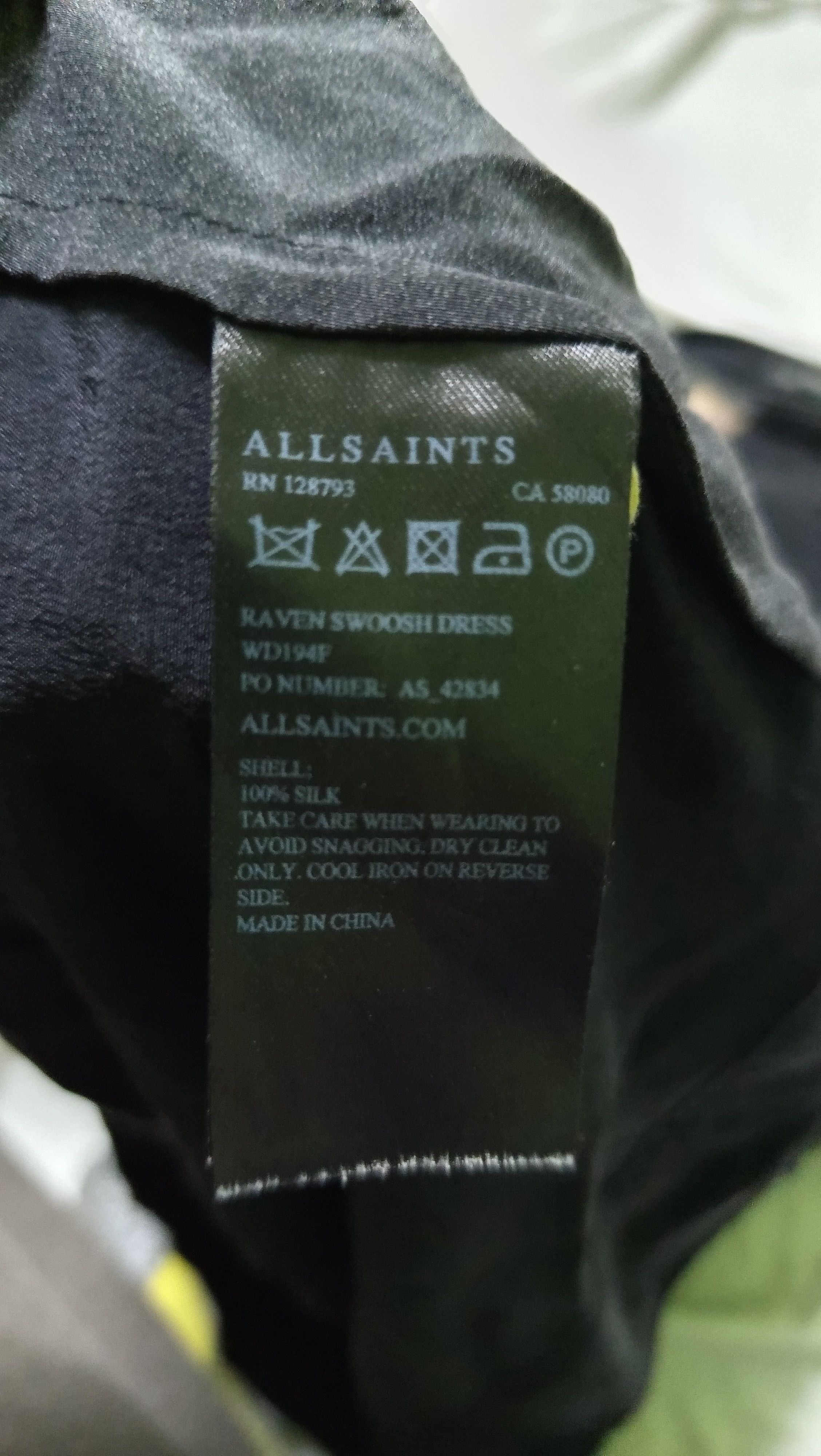 Allsaints Allsaint Silk Dress Printed in Italy Size S / US 4 / IT 40 - 4 Thumbnail