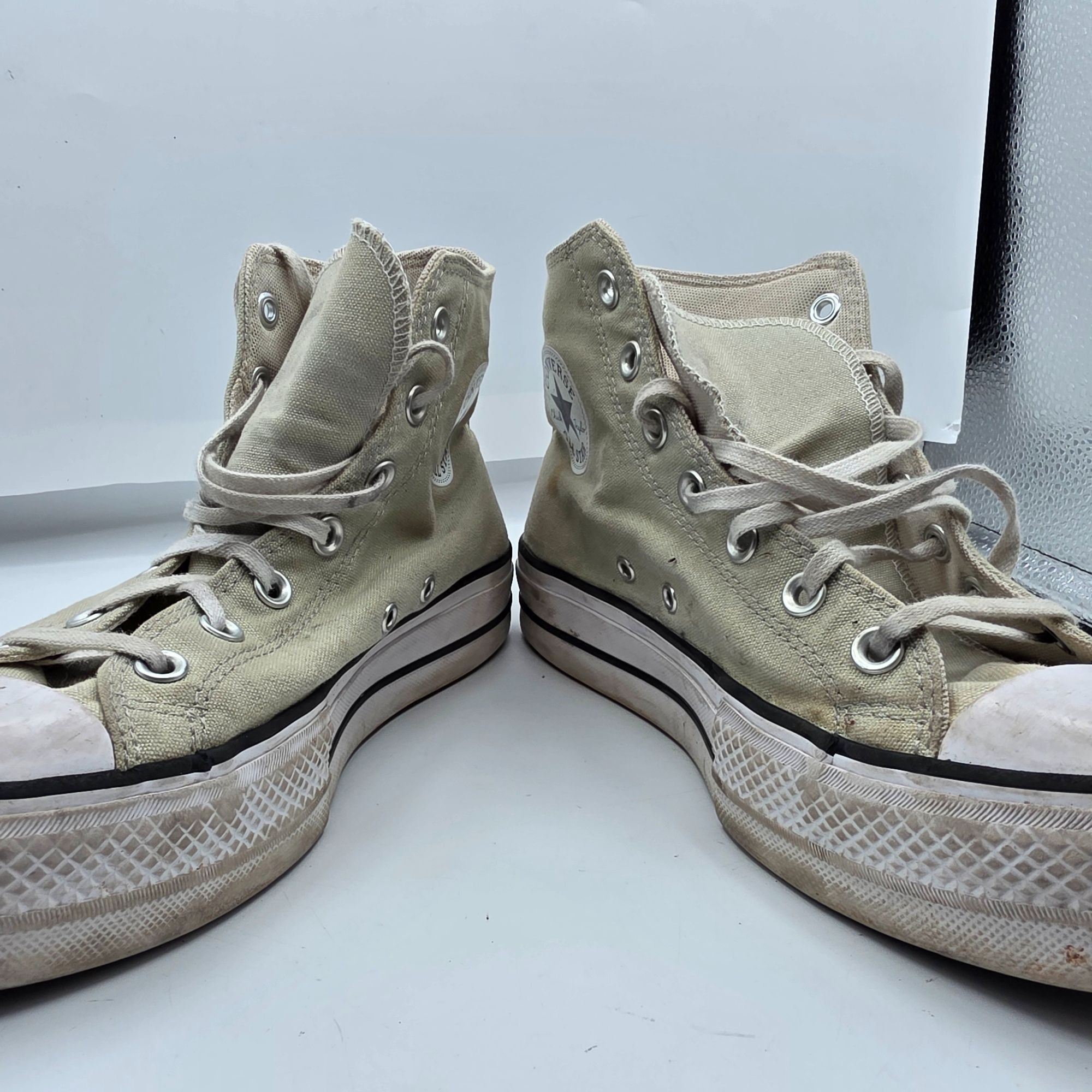 Converse Converse Lift Platform Womens Size 8.5 Sneakers Light Green Size US 8.5 / IT 38.5 - 3 Thumbnail